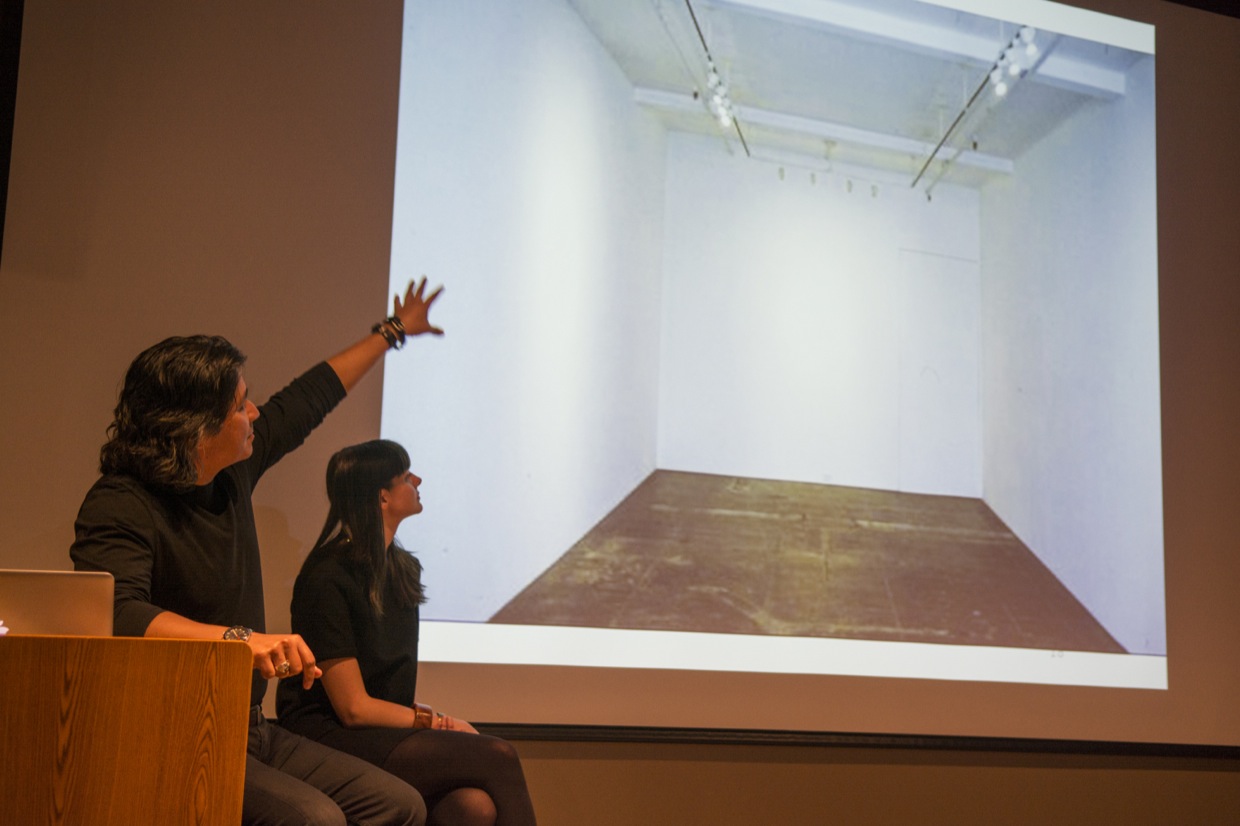 Talk on moral rights with Lauren van Haaften-Schick at the Center for Book Arts, NYC (2012).