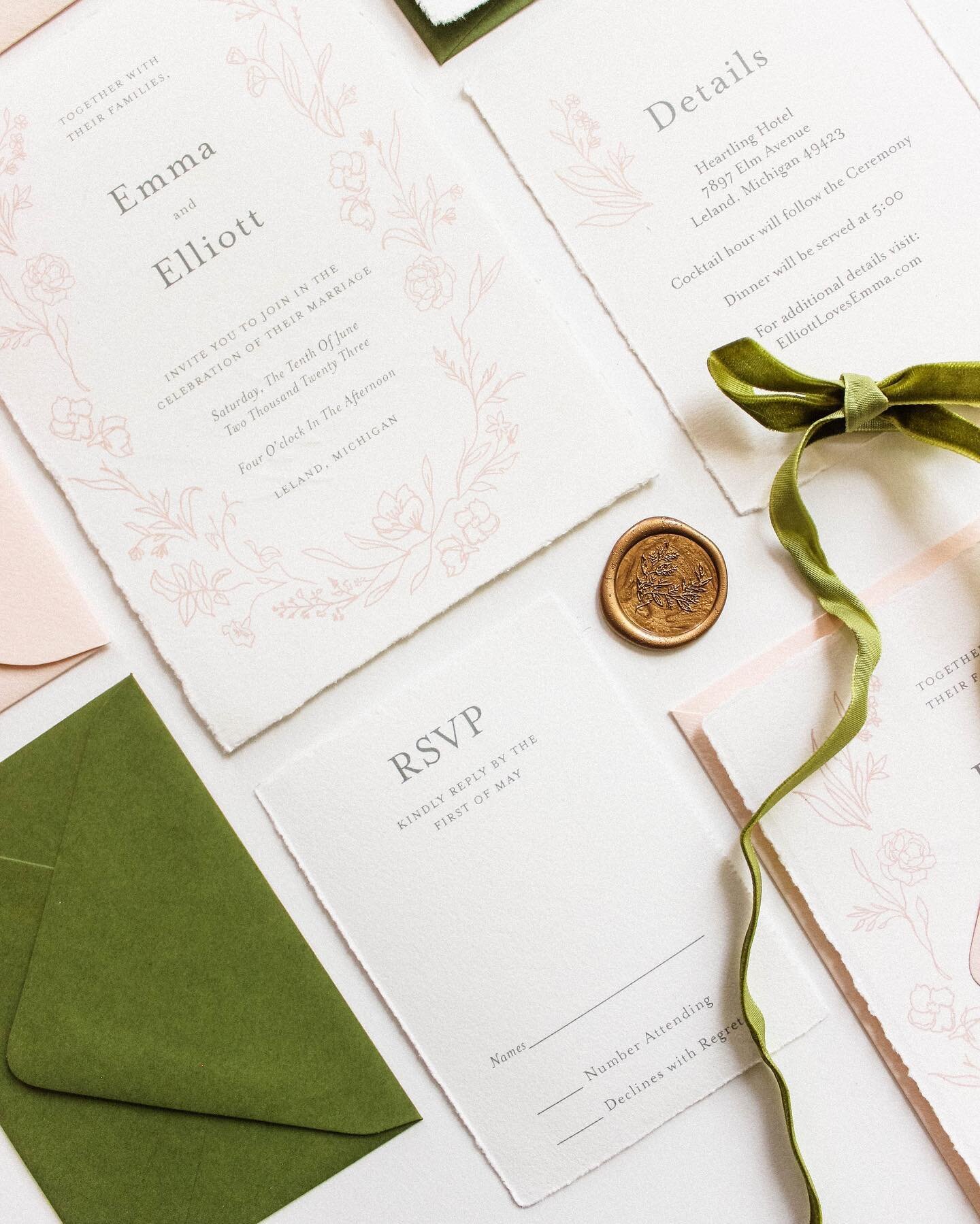 Your wedding invitations are your guests&rsquo; first impression of your wedding day &mdash; first impressions matter ✨