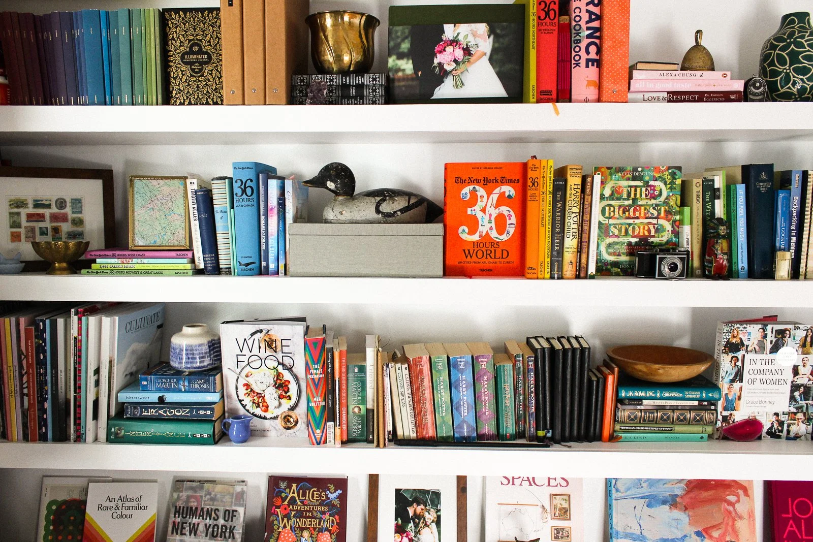 Colorful Home Library 