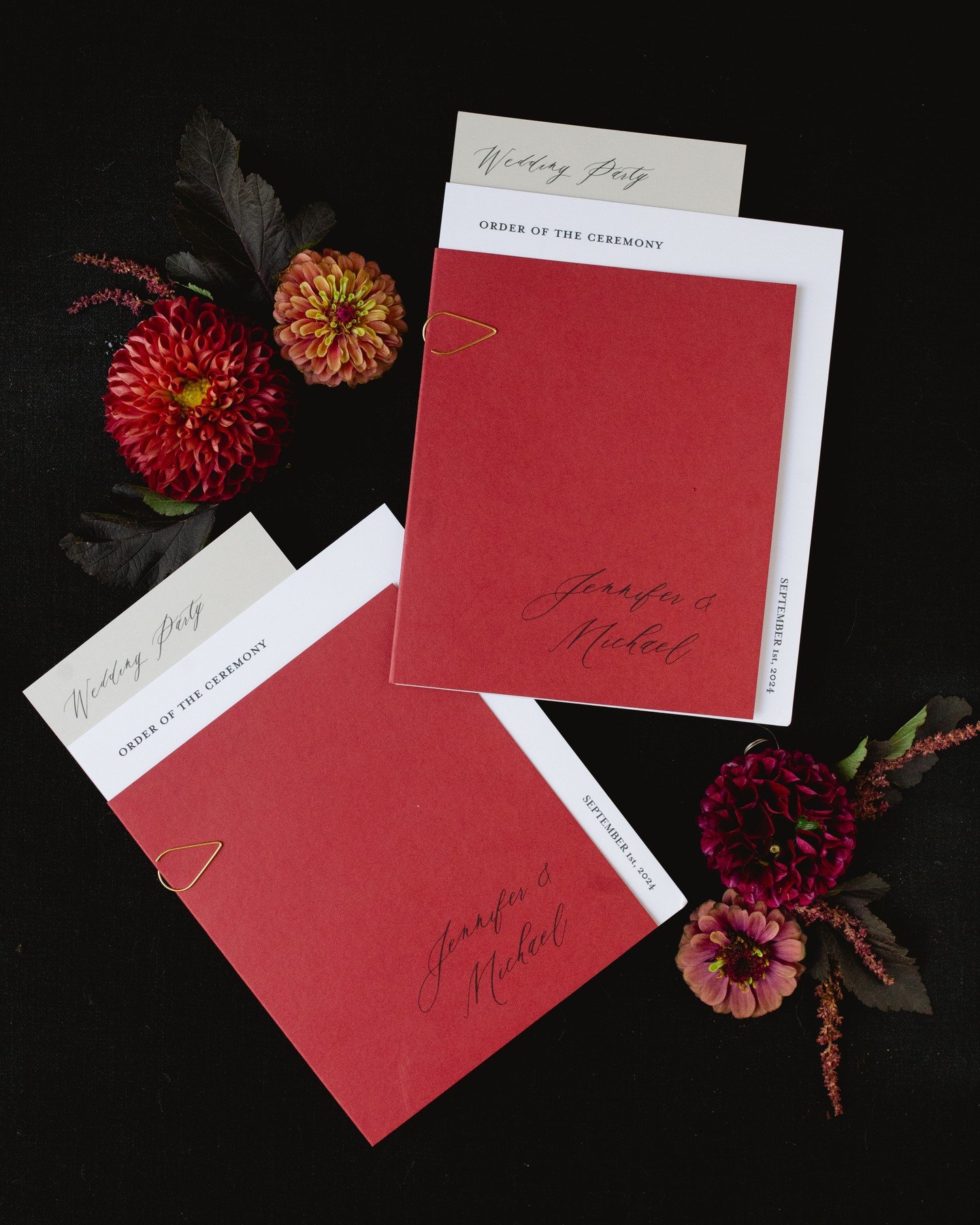 Booklet Programs make the best keepsakes ✨