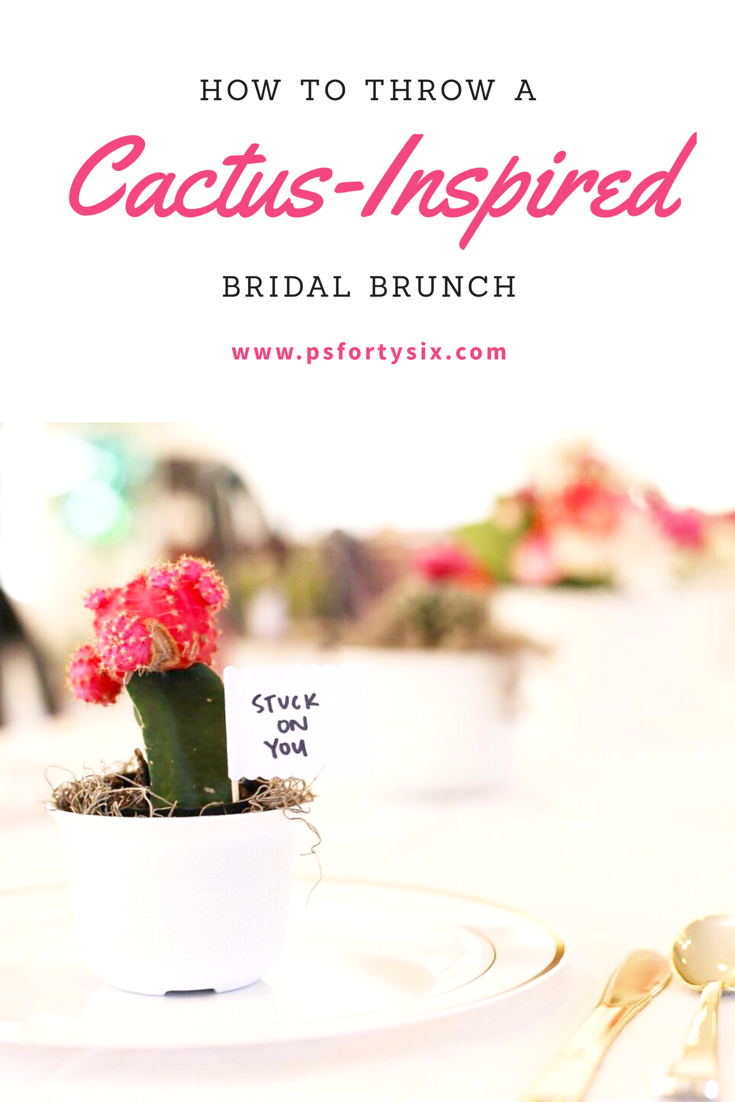 How to Throw a Cactus-Inspired Bridal Brunch