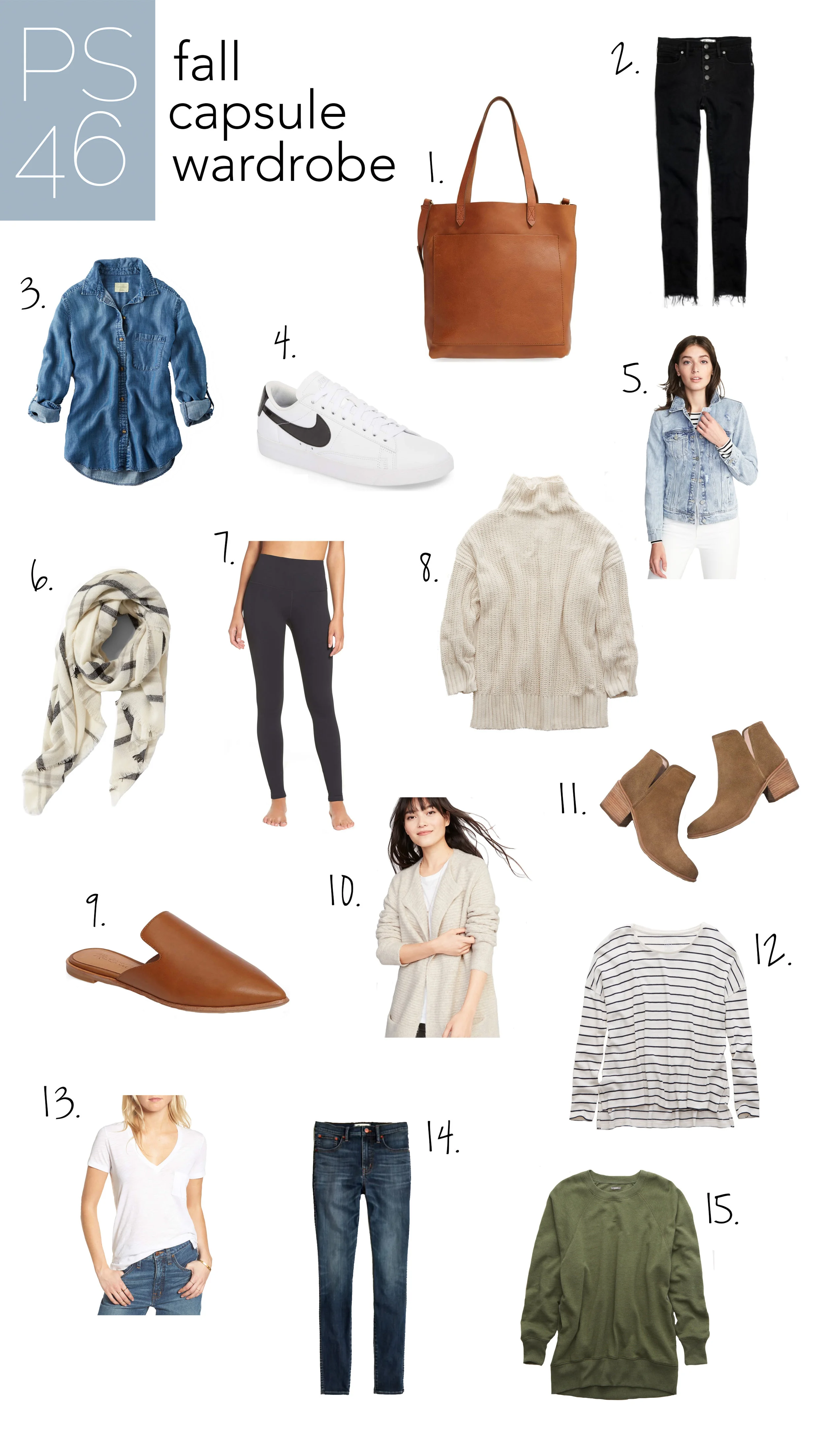 Fall Capsule Wardrobe 15 Basics You Need In Your Closet Ps46