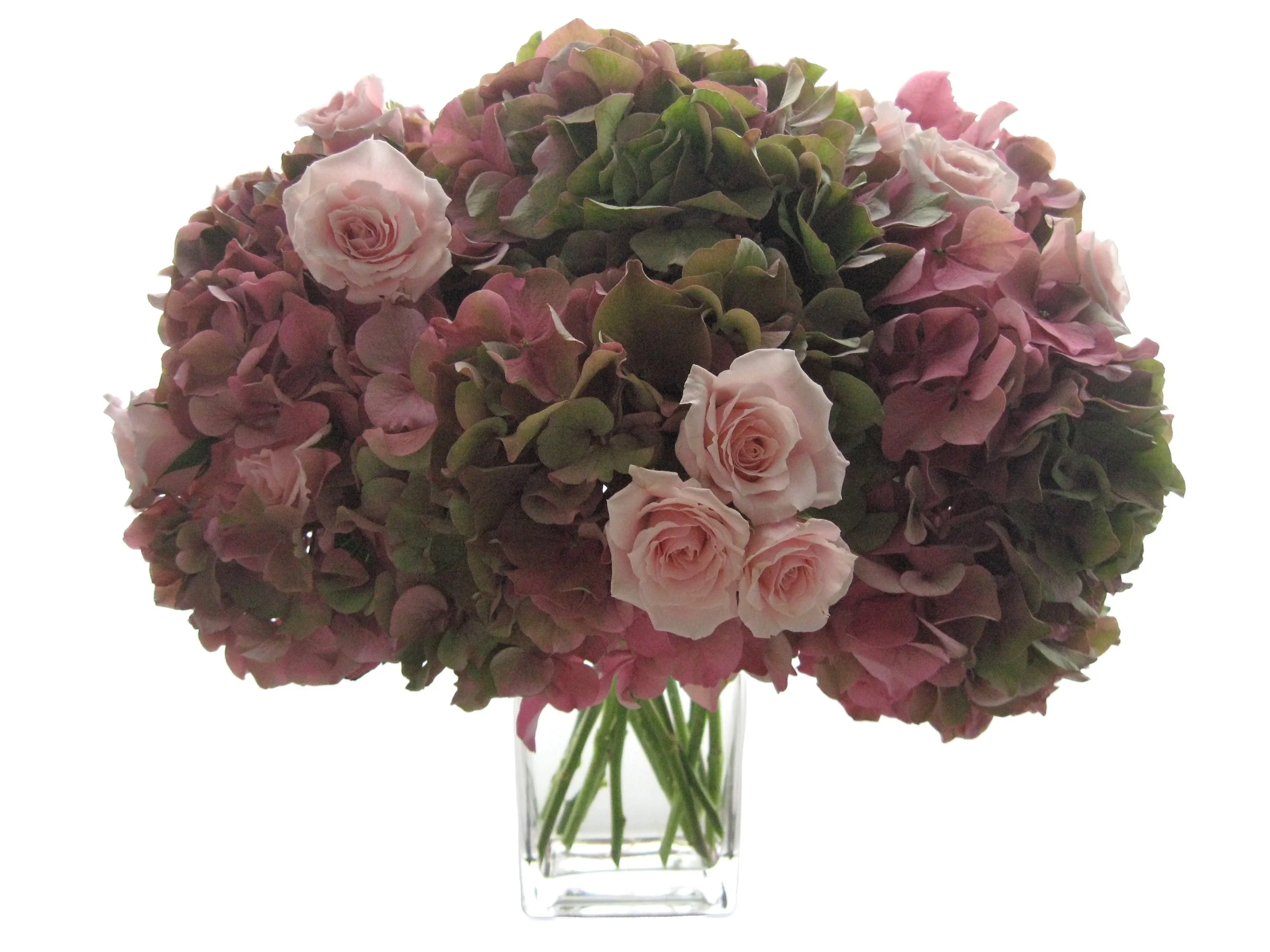 Autumn Hydrangea and Roses starts at $175