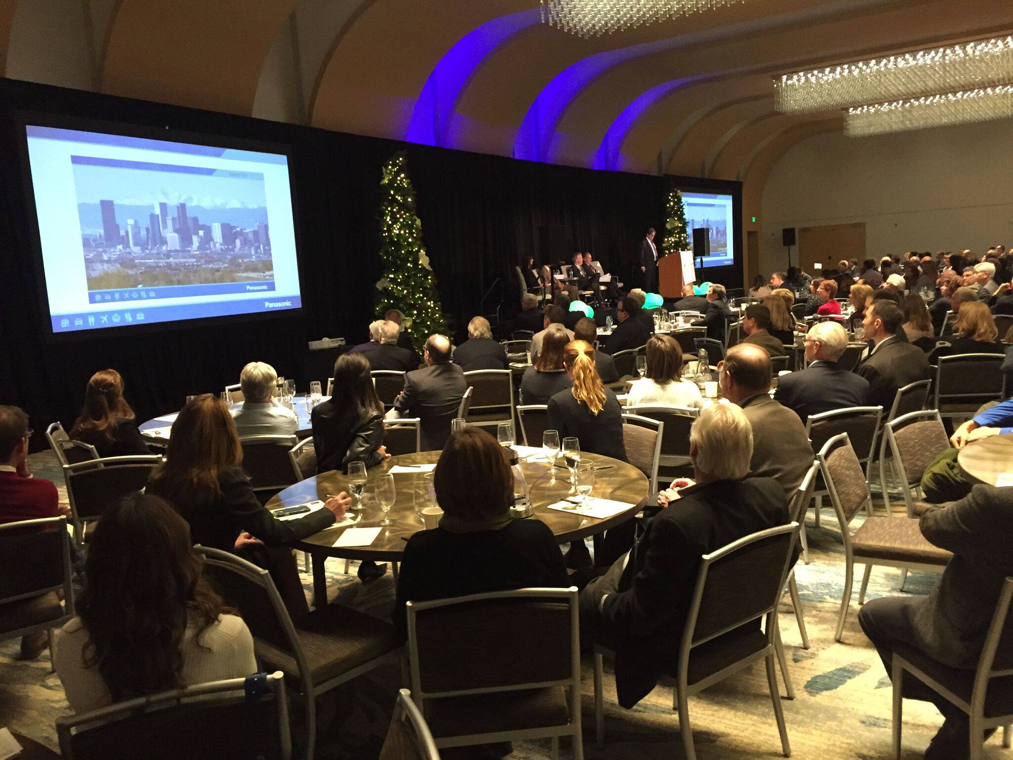 Bruce O'Donnell - Moderator at ULI Colorado's "DIA, the Westin, and Denver's Aerotropolis! A Panel, Tour, and Holiday Celebration!"