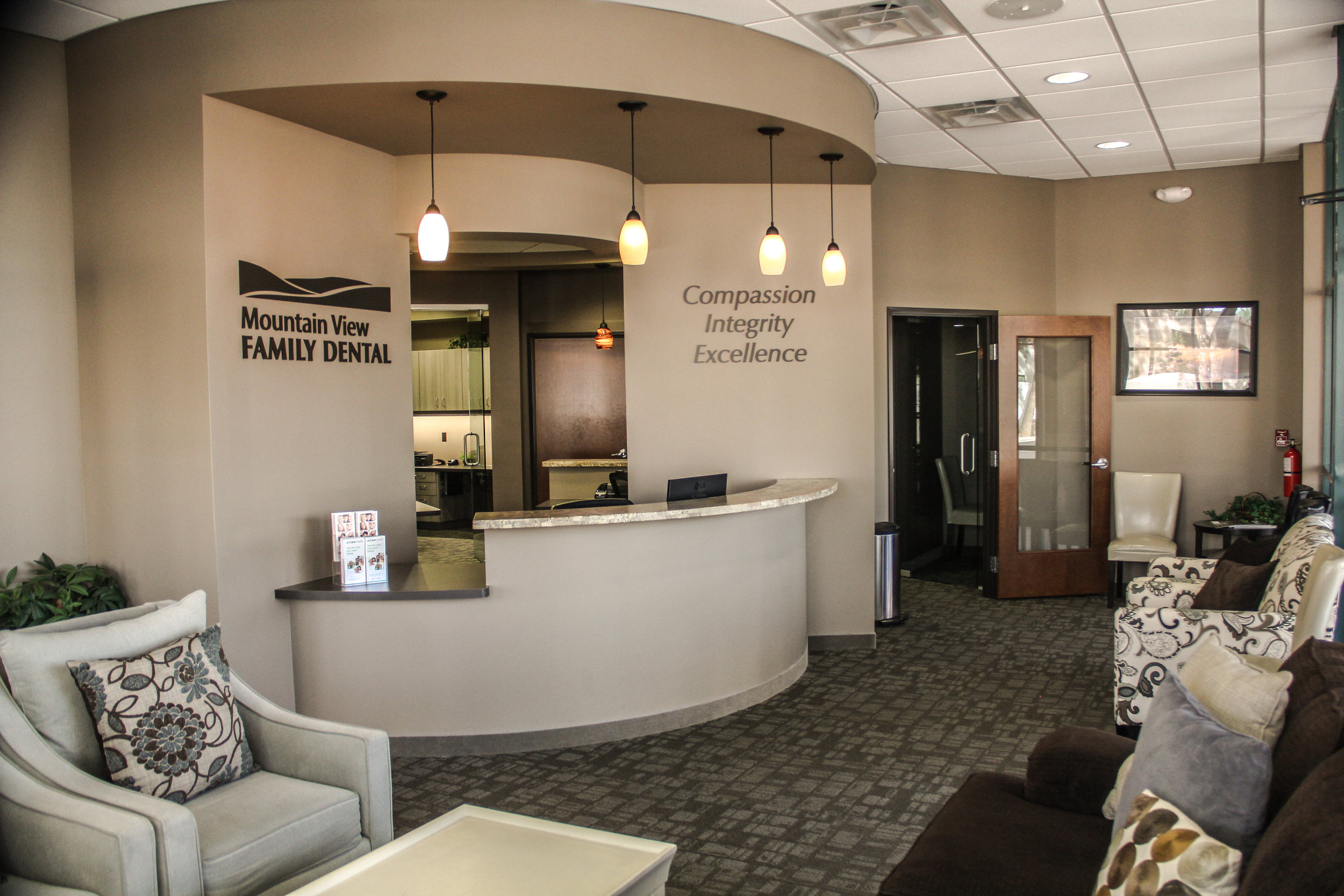  Visit the office of Mountain View Family Dental in Mesa, AZ.  