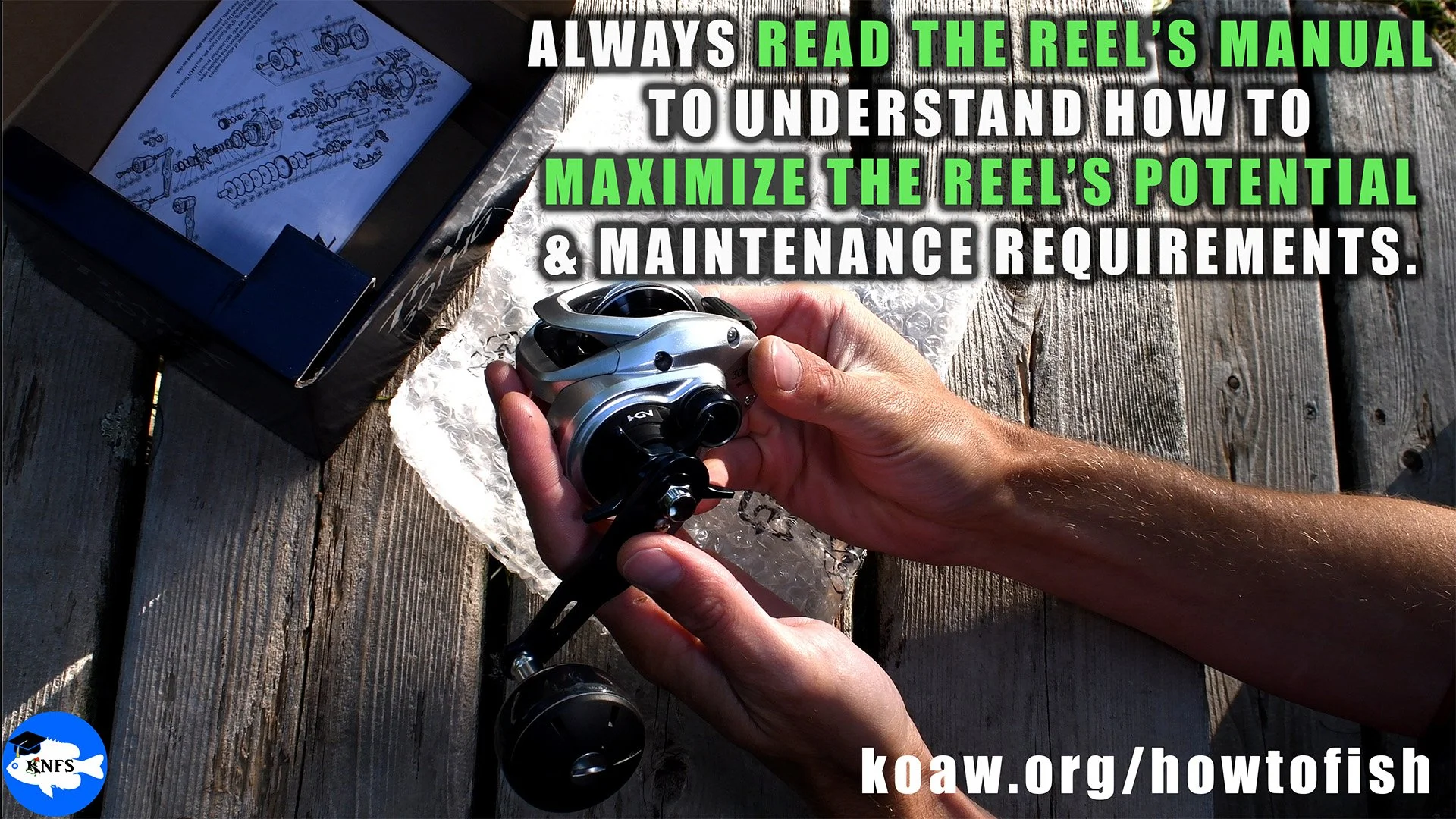 Reading a reel's manual is essential to understand how to maximize the reel's efficiency and potential.