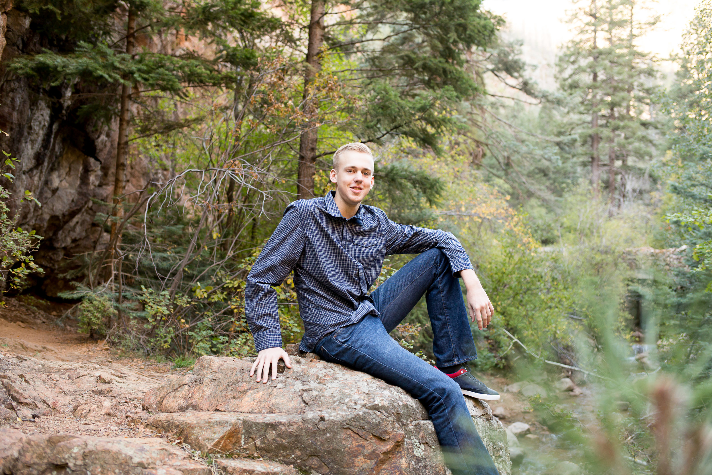 Colorado Springs Senior Photography | Widefield High School senior session in Cheyenne Canyon | Stacy Carosa Photography | Colorado Springs Senior Photographer