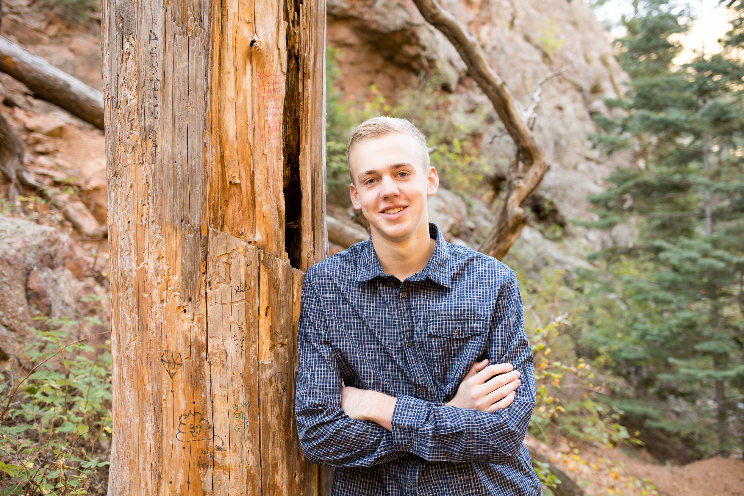 Colorado Springs Senior Photography | Widefield High School senior session in Cheyenne Canyon | Stacy Carosa Photography | Colorado Springs Senior Photographer