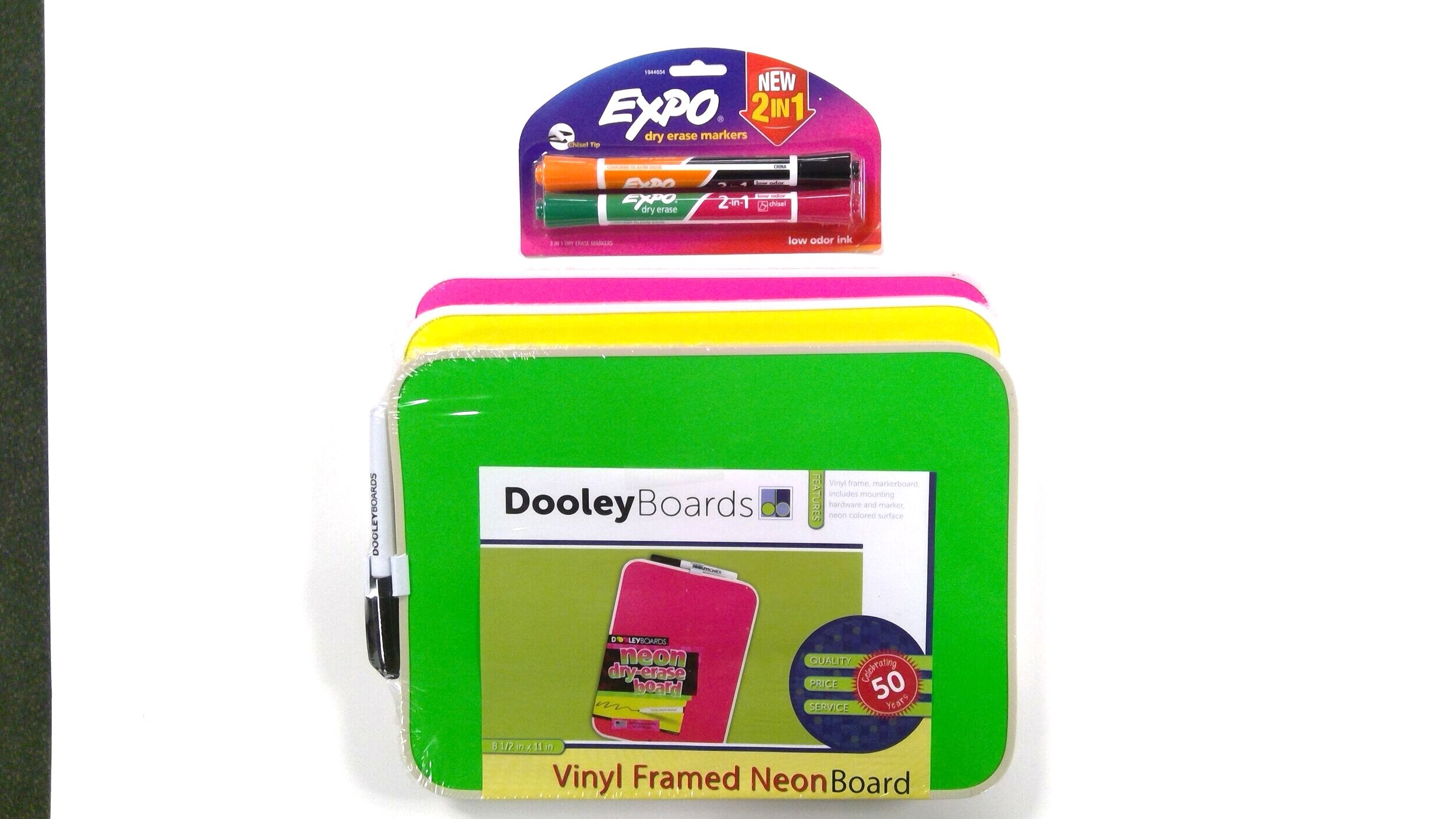 Neon Dry-erase board & Expo Markers — WILLISTON CAMPUS STORE