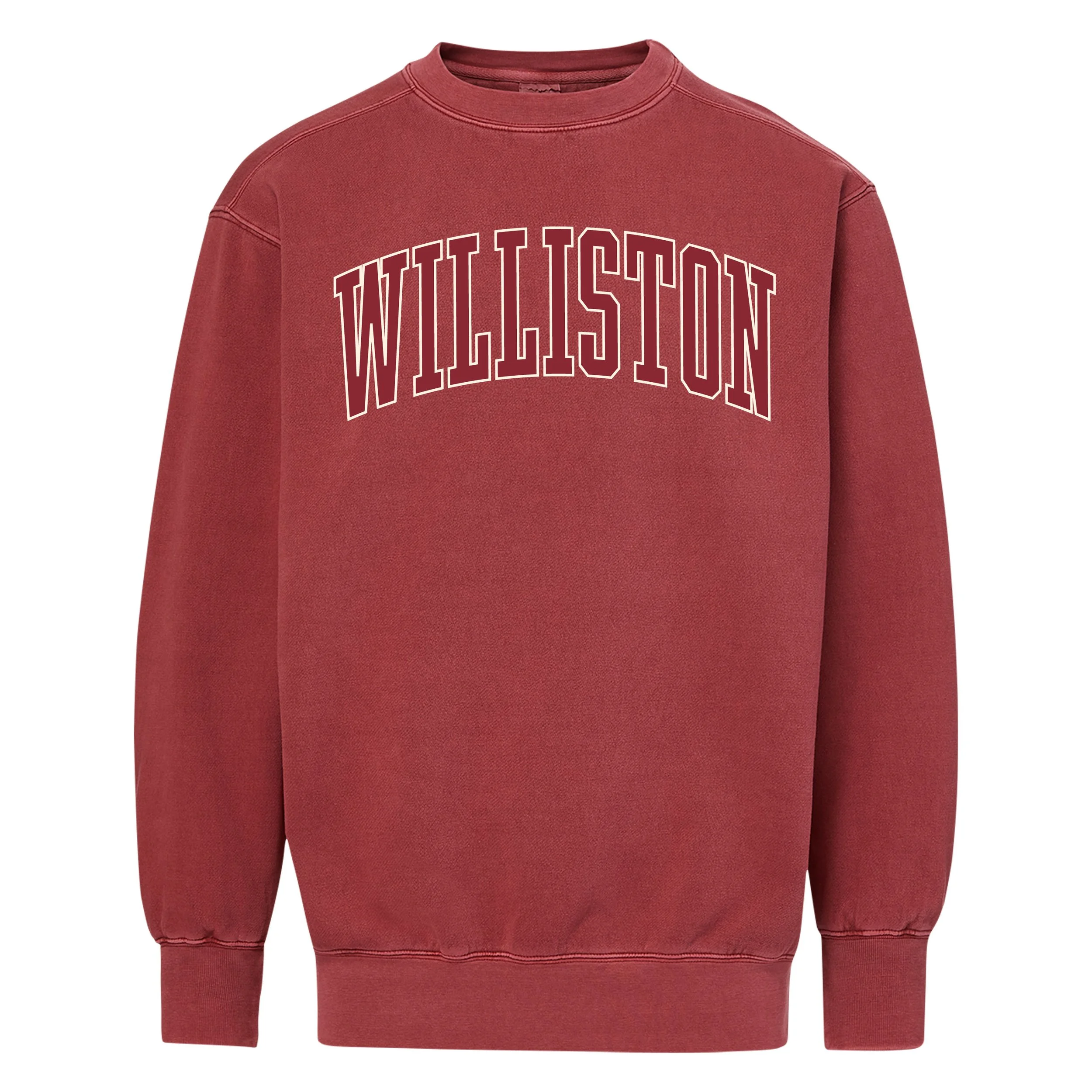 MV Coastal Color Crewneck Sweatshirt Scarlet