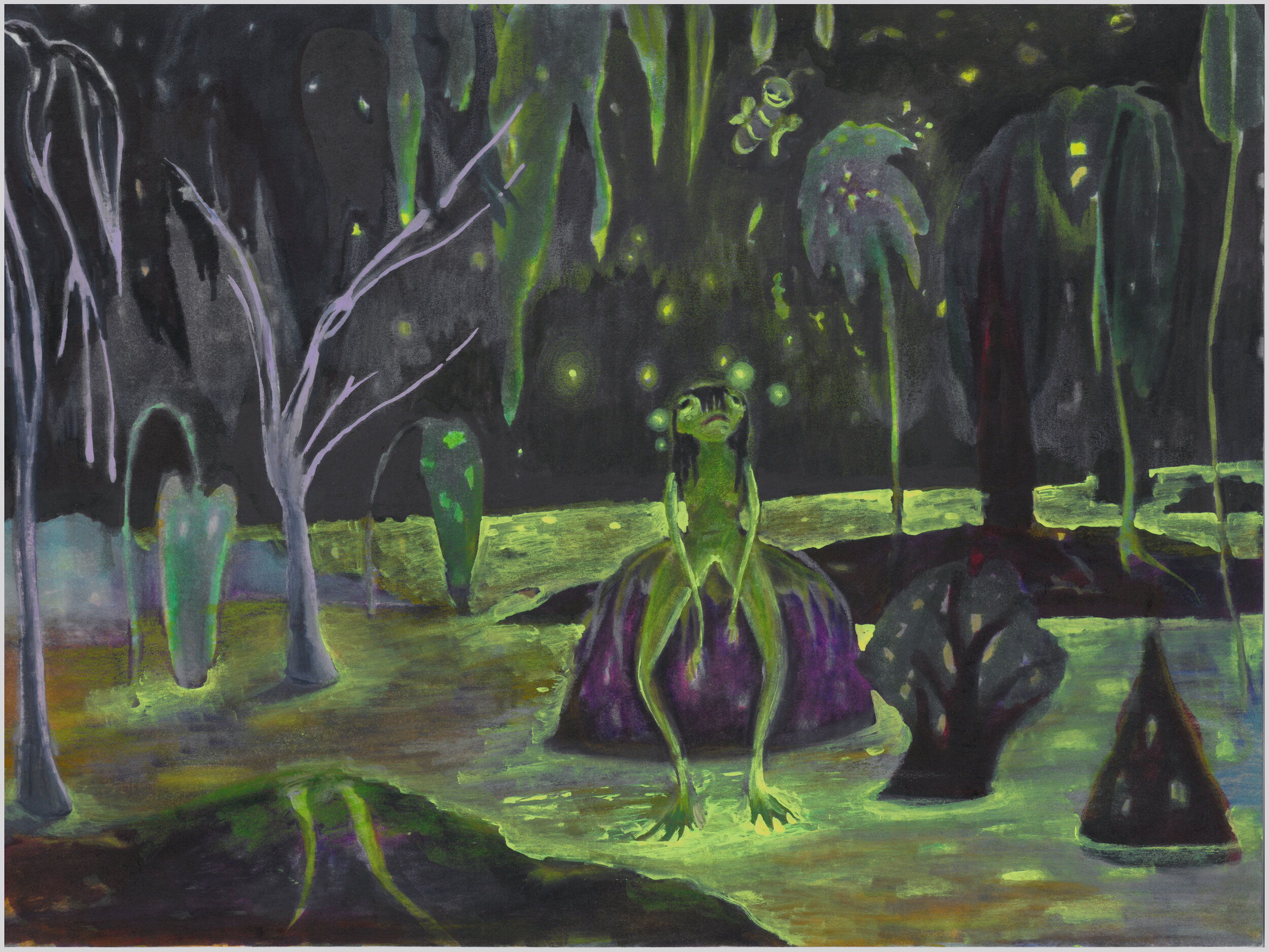 fireflies are not flies, markers and color pencils on paper.jpg