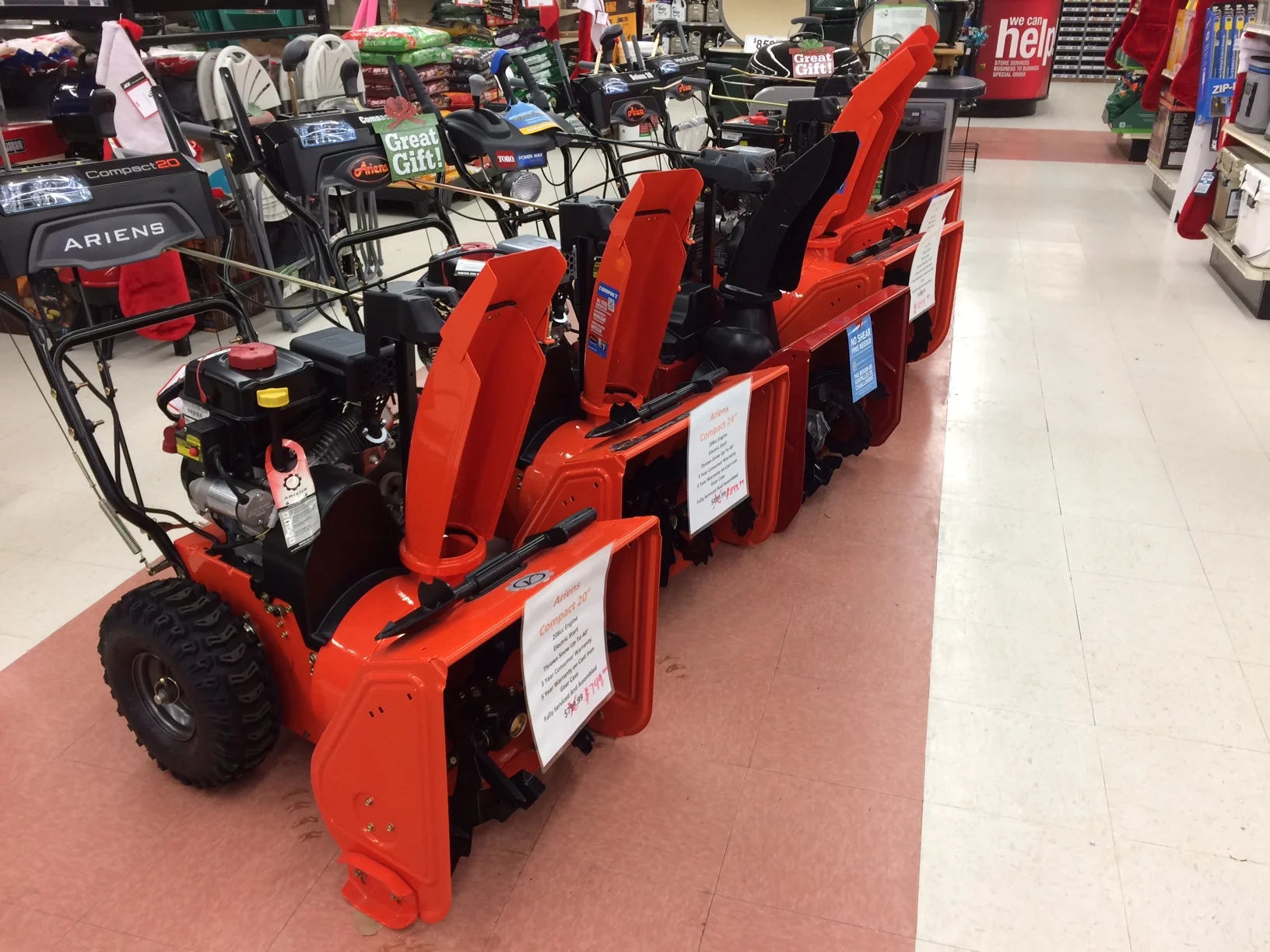 Hometown Ace Is Your Local Ariens and Toro Snow Blower Dealer