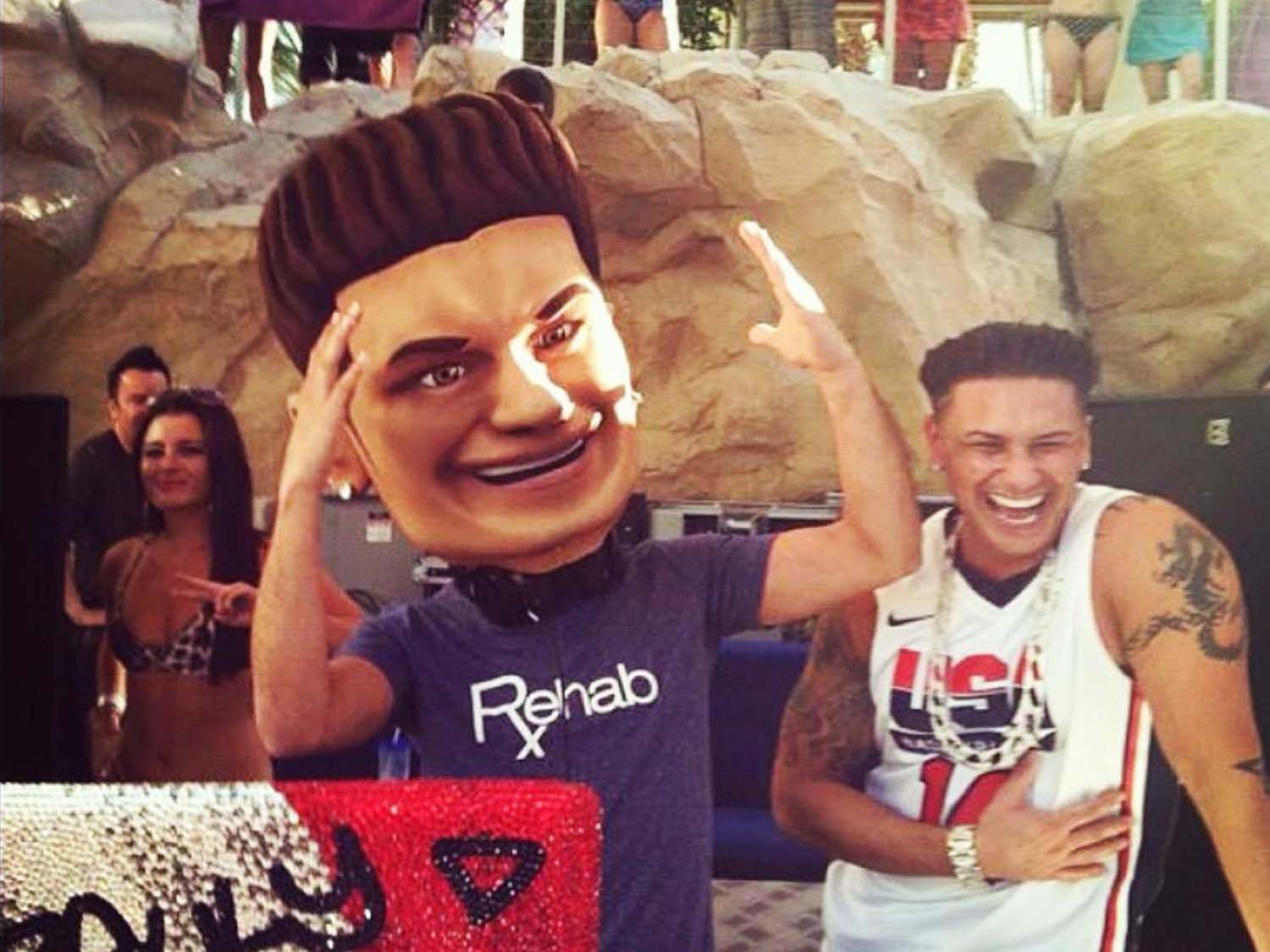 pauly d celebrity mascot costume