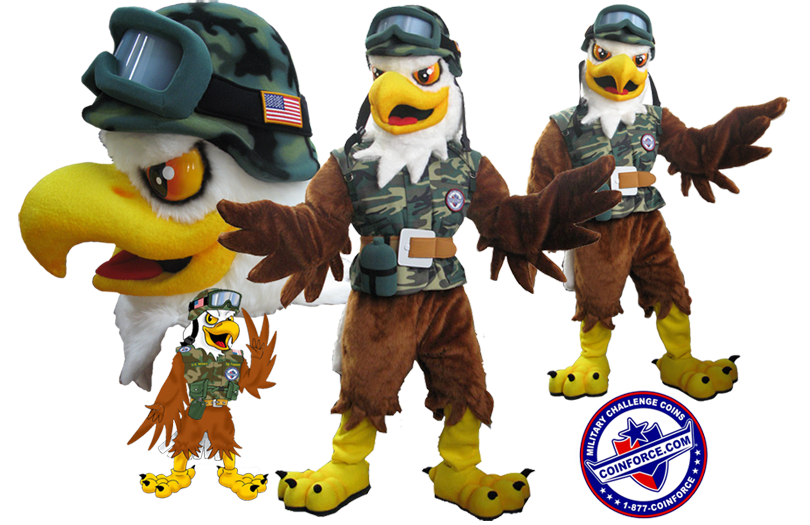 eagle mascot costume design