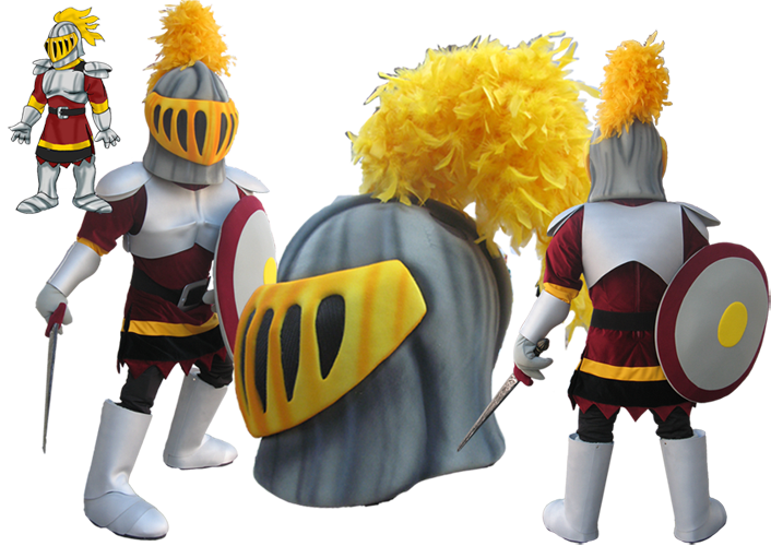 knight mascot costume design