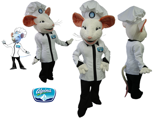 mouse mascot costume design