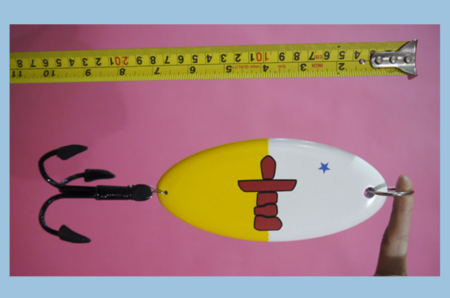 fishing lure custom mascot prop