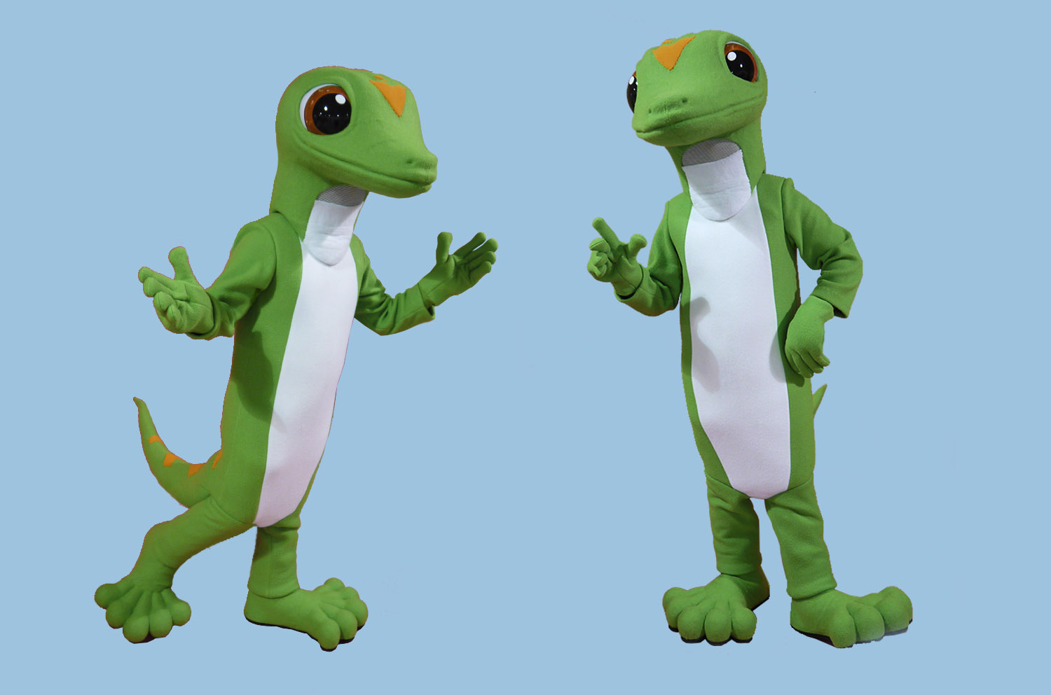 geico gecko custom mascot design