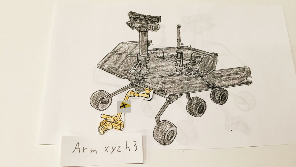 Task: Select Mars Rover Arm and Leg