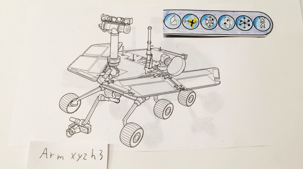 Task: Select Mars Rover Arm and Leg