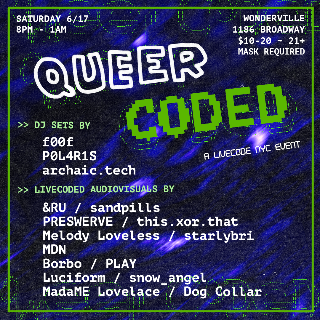 Queer Coded Algorave