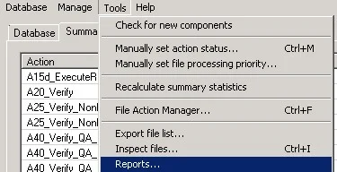 Extract Reporting
