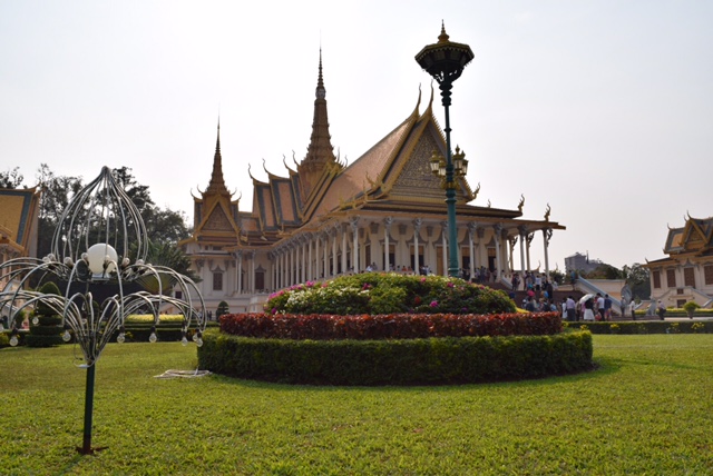 The Throne Room -- site of coronations, royal weddings, and diplomatic and other official meetings. The first Throne Room on this site was built in 1869-1870, but was later demolished in 1915. The current Throne Room was built in 1917. Unfortunately, photos are not allowed inside the Throne Room.