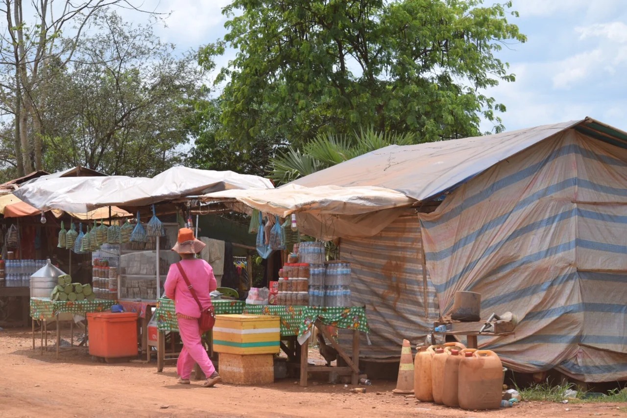 Markets line the roadside in every town and village.