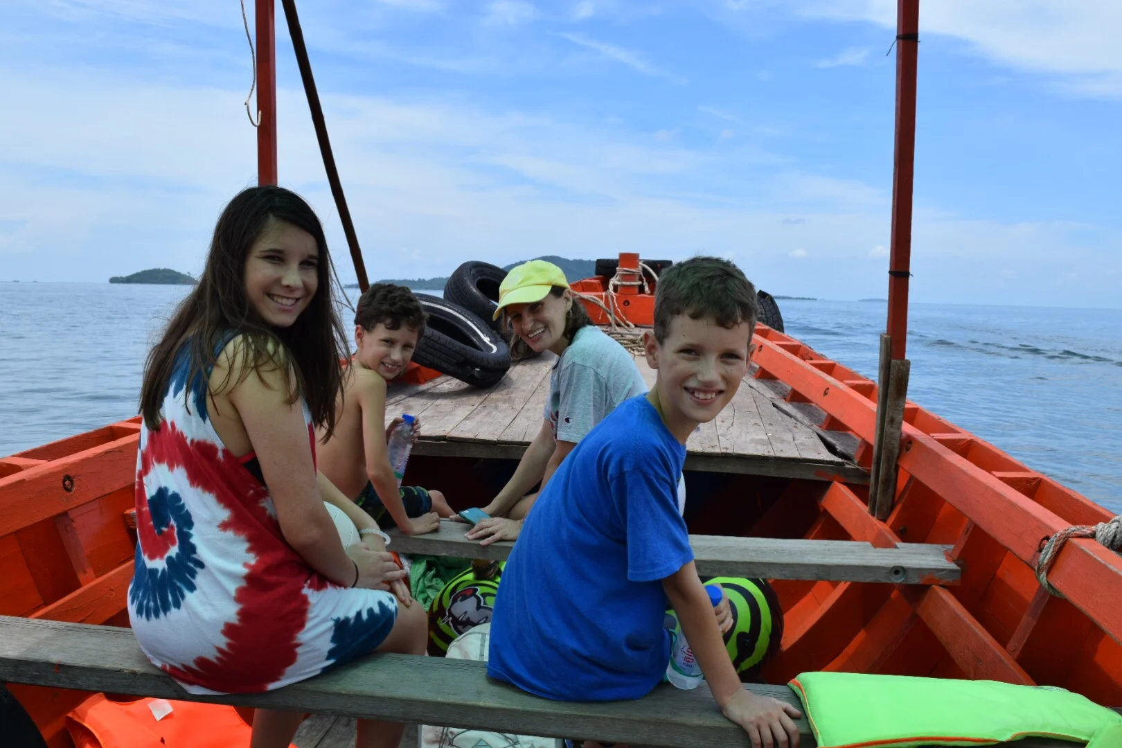 A longboat is a great way to get around.
