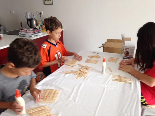 Woodwork at "Grandmommy Camp"!