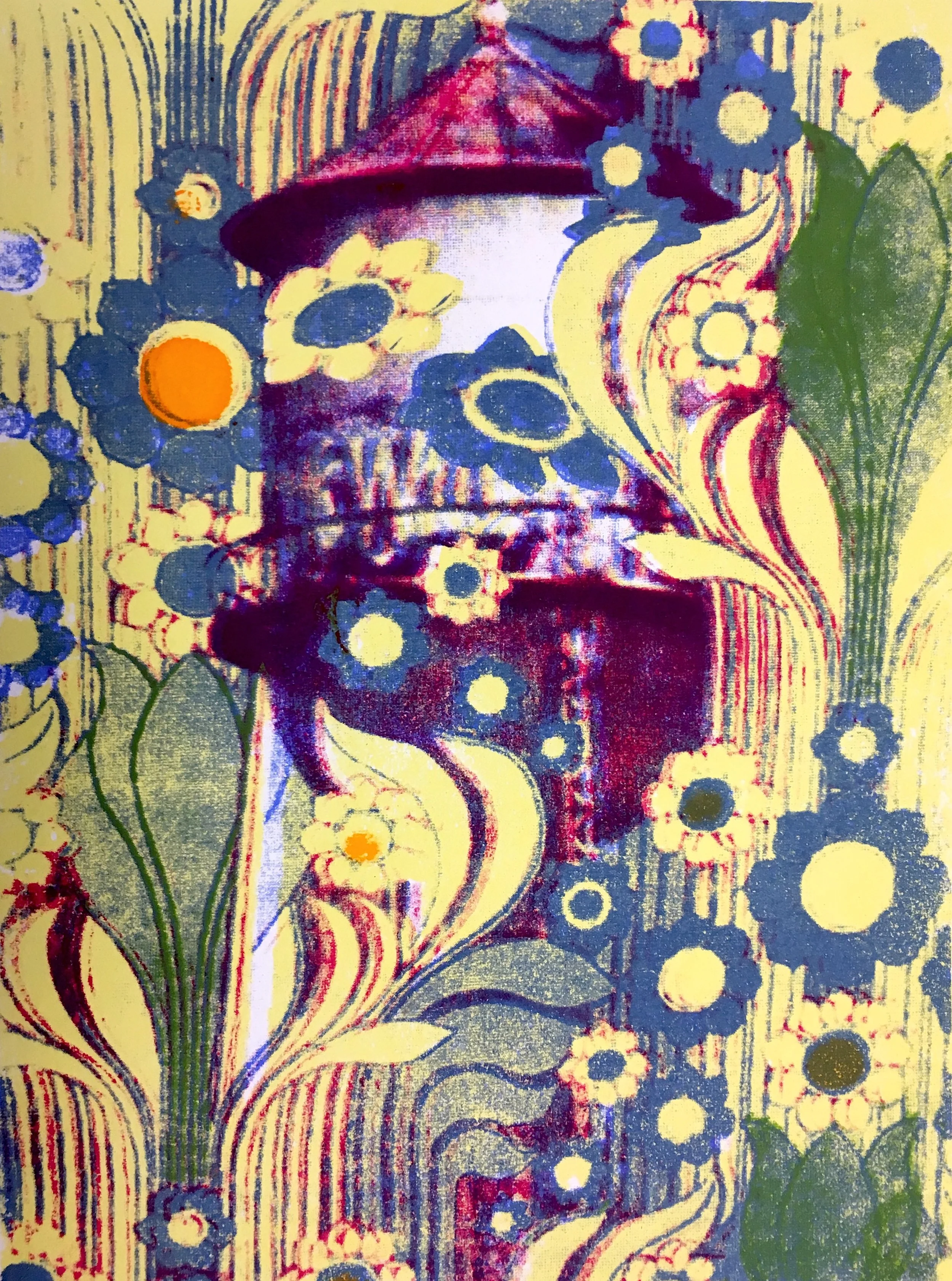 flower tower series # 1- archival print on fine art paper