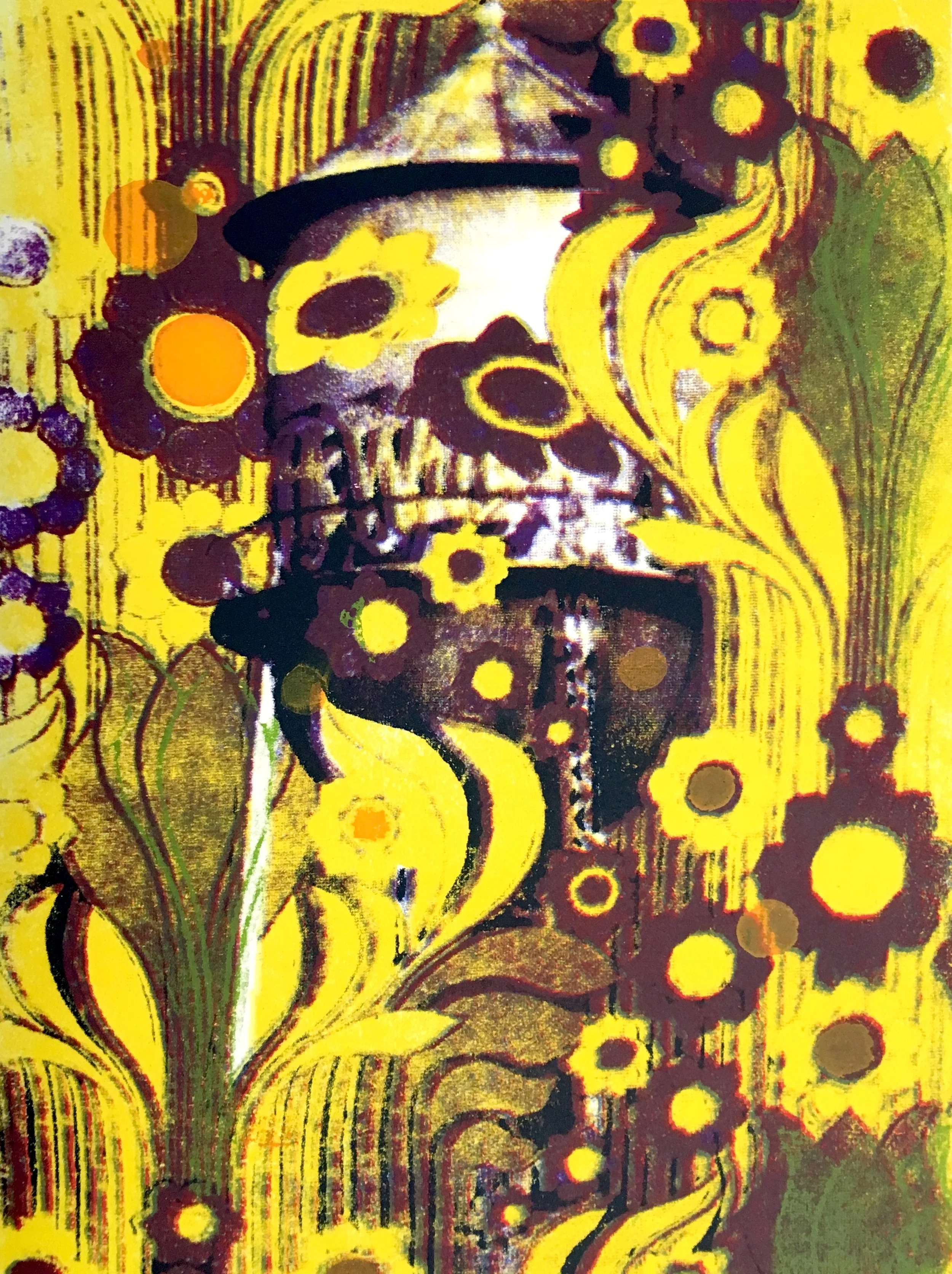 flower tower series # 3- archival print on fine art paper