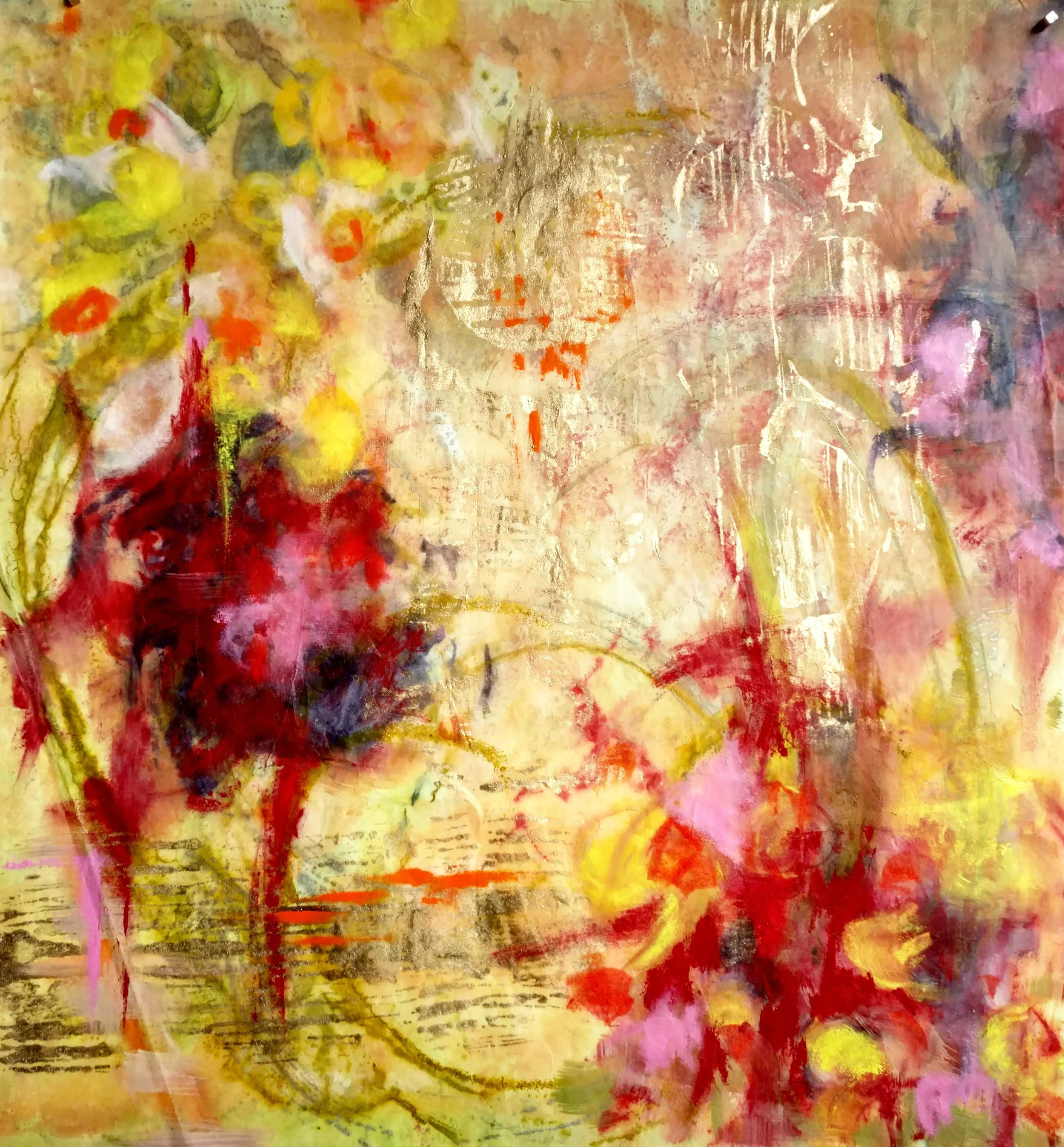 the weight of orchids - archival pigment print on fine art paper