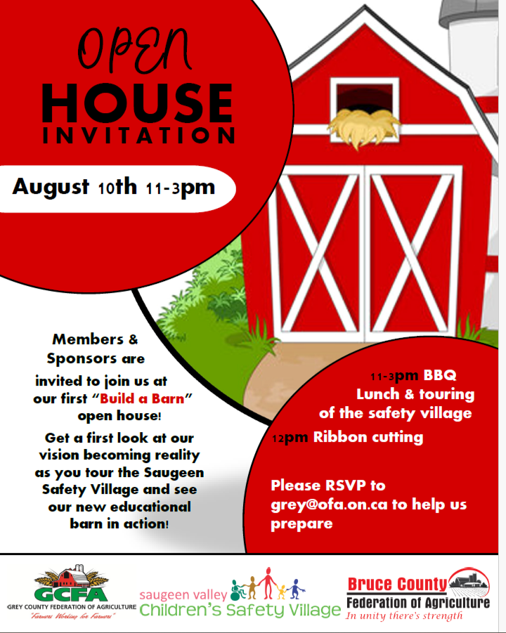 Build A Barn Open House @ Saugeen Children's Safety Village