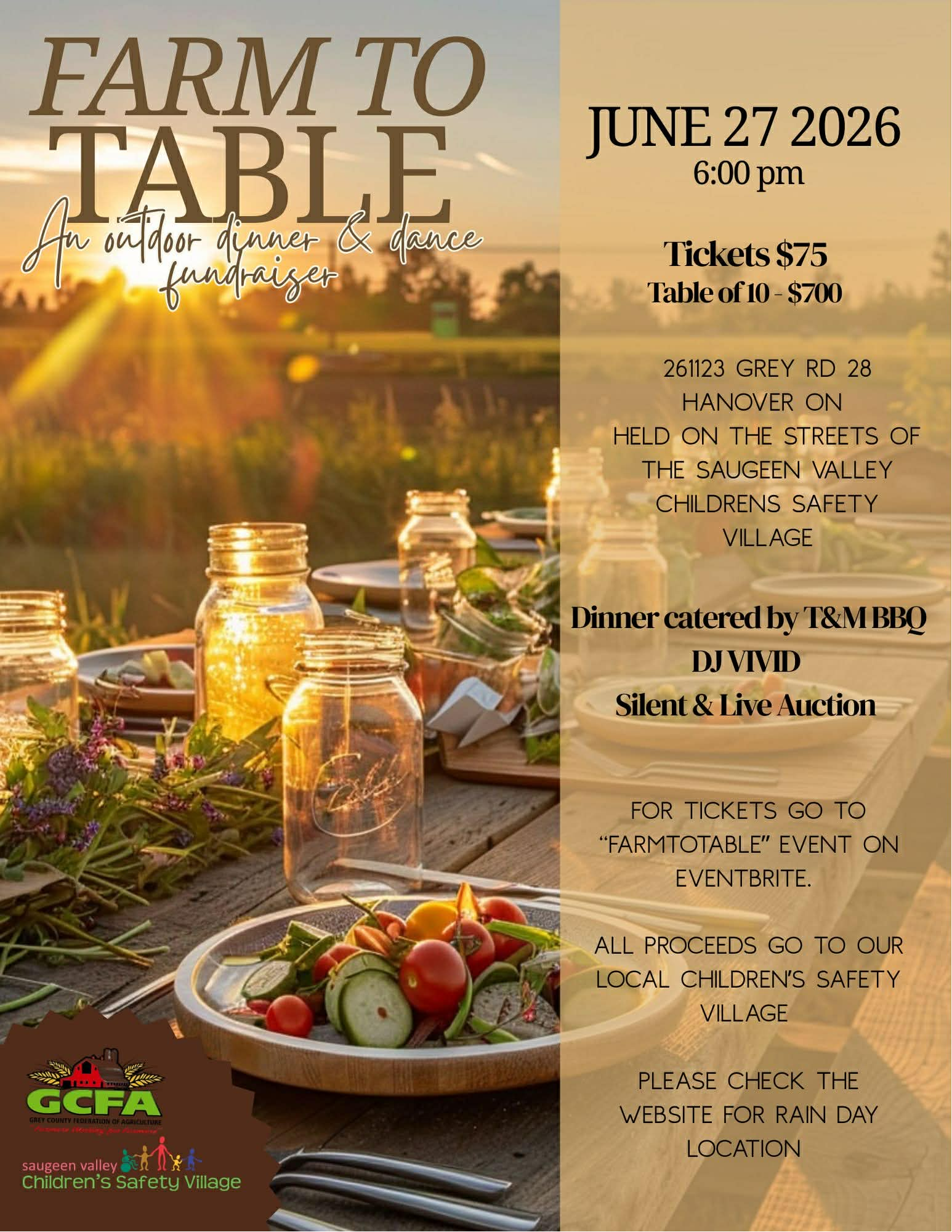 Farm to Table Harvest Dinner
