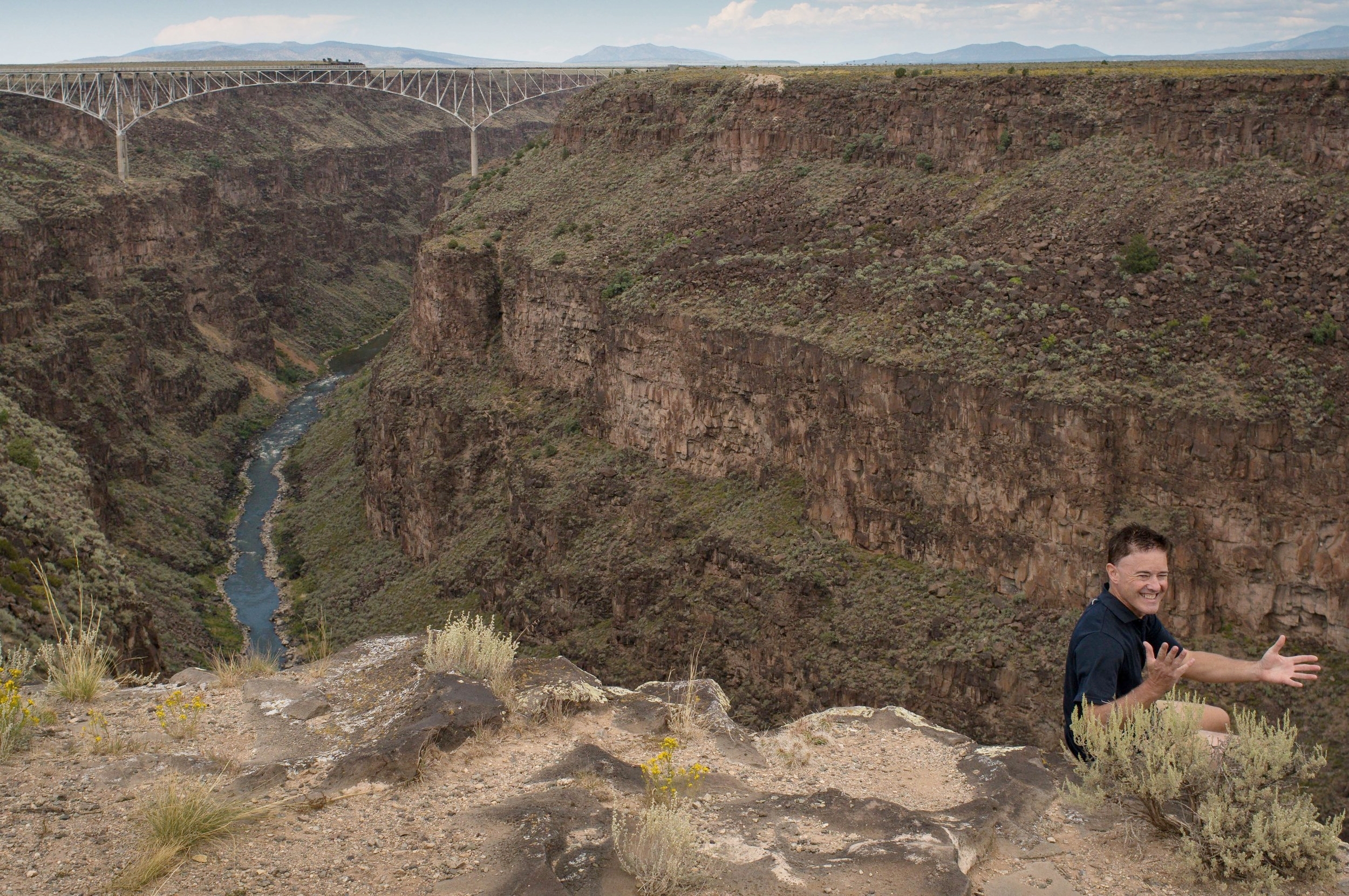 On the edge - Rio Grande Gorge - Taos, NM