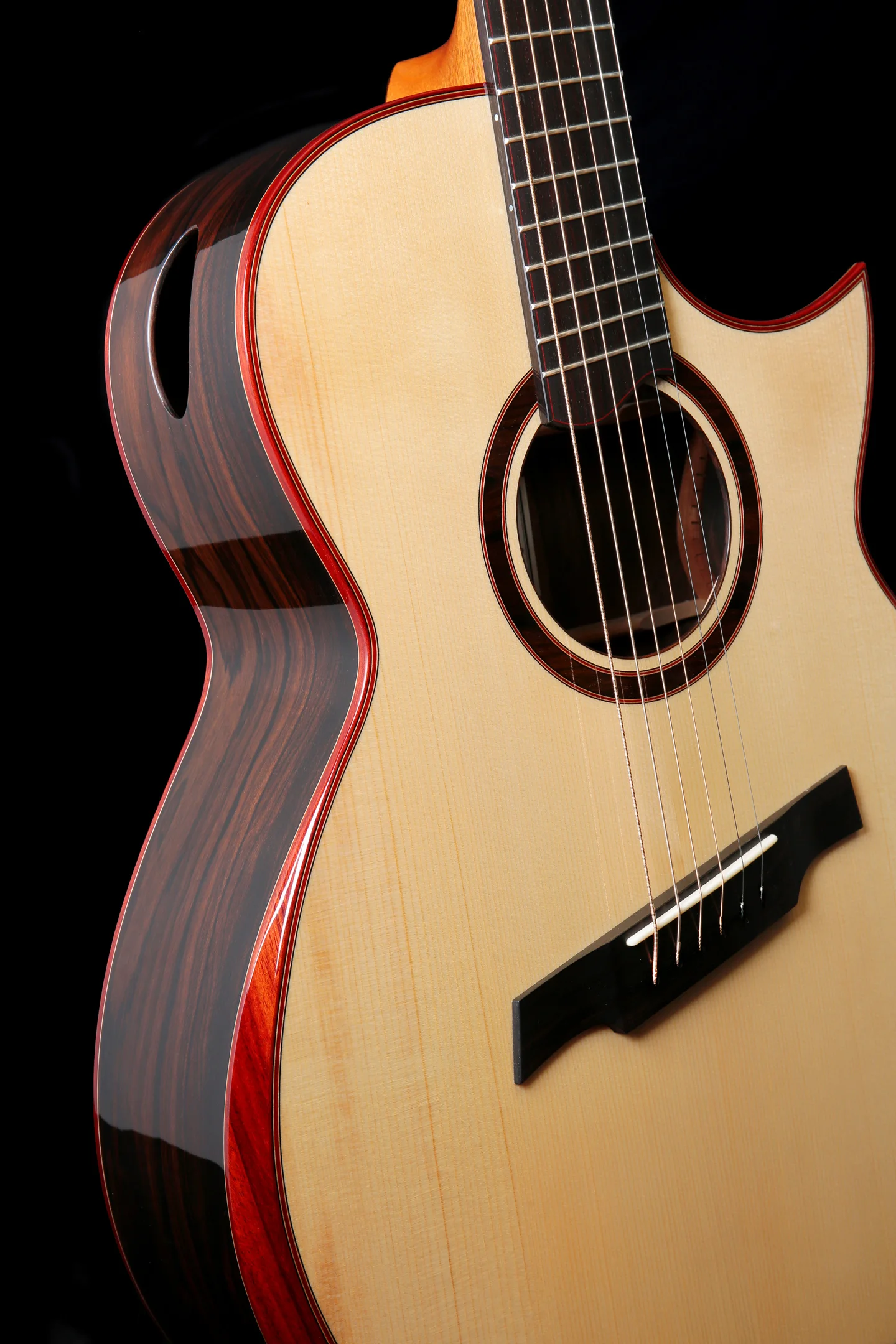 Ziricote CS Fan Fret — Beneteau Guitars