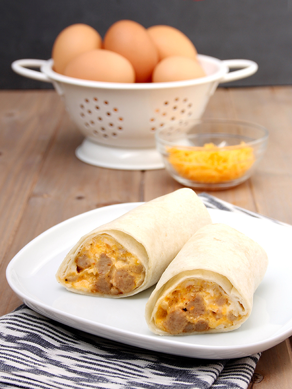 Egg & Sausage Burrito