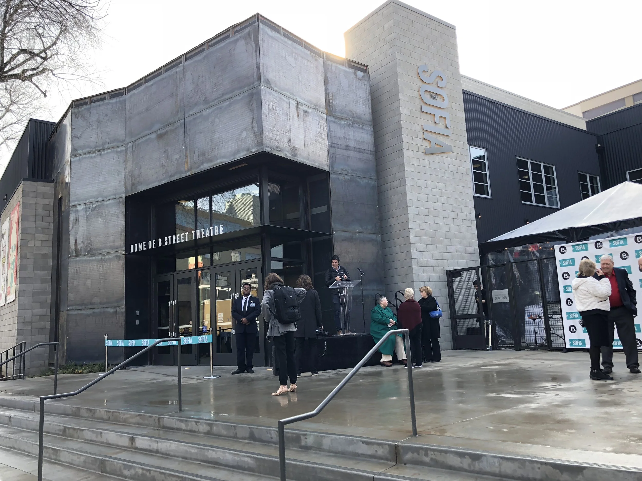 SBDC-OC attends ribbon cutting ceremonies for The Sofia Tsakopoulos Center for Performing Art