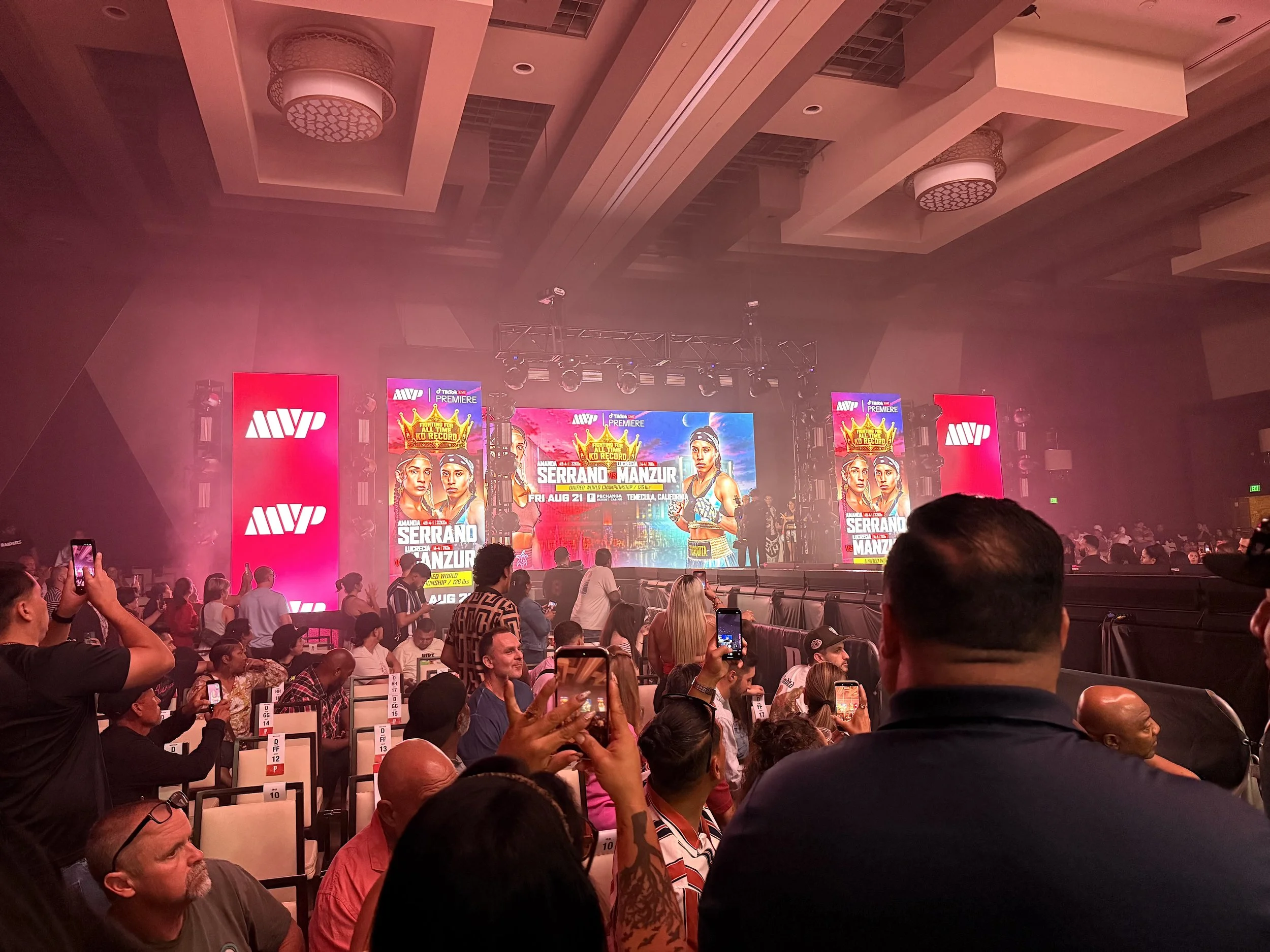Pechanga Connection: CEO joins boxing storyteller, actor at women’s pro fight