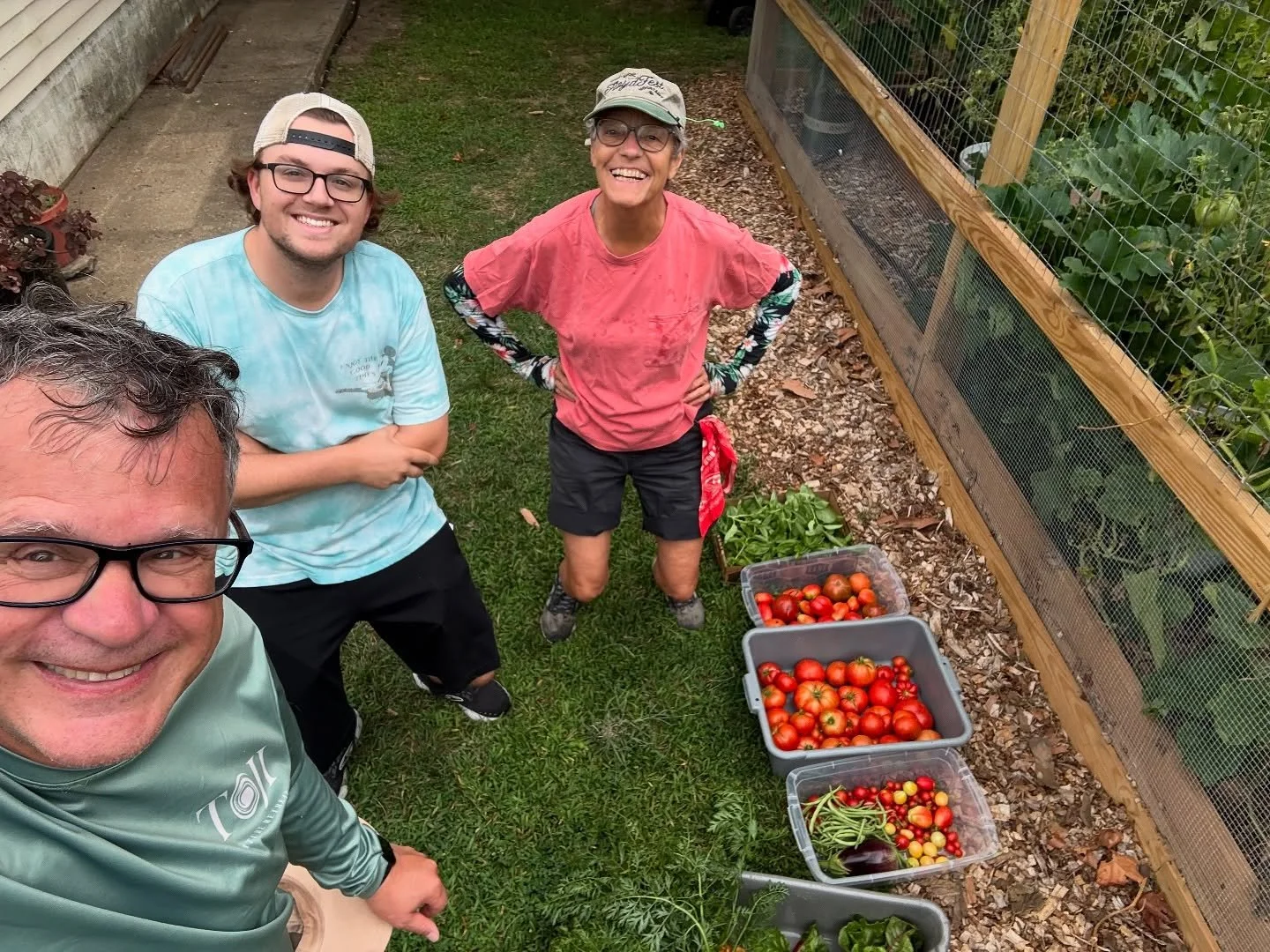 Yesterday&rsquo;s harvest produced 31 pounds! Way to go team!!