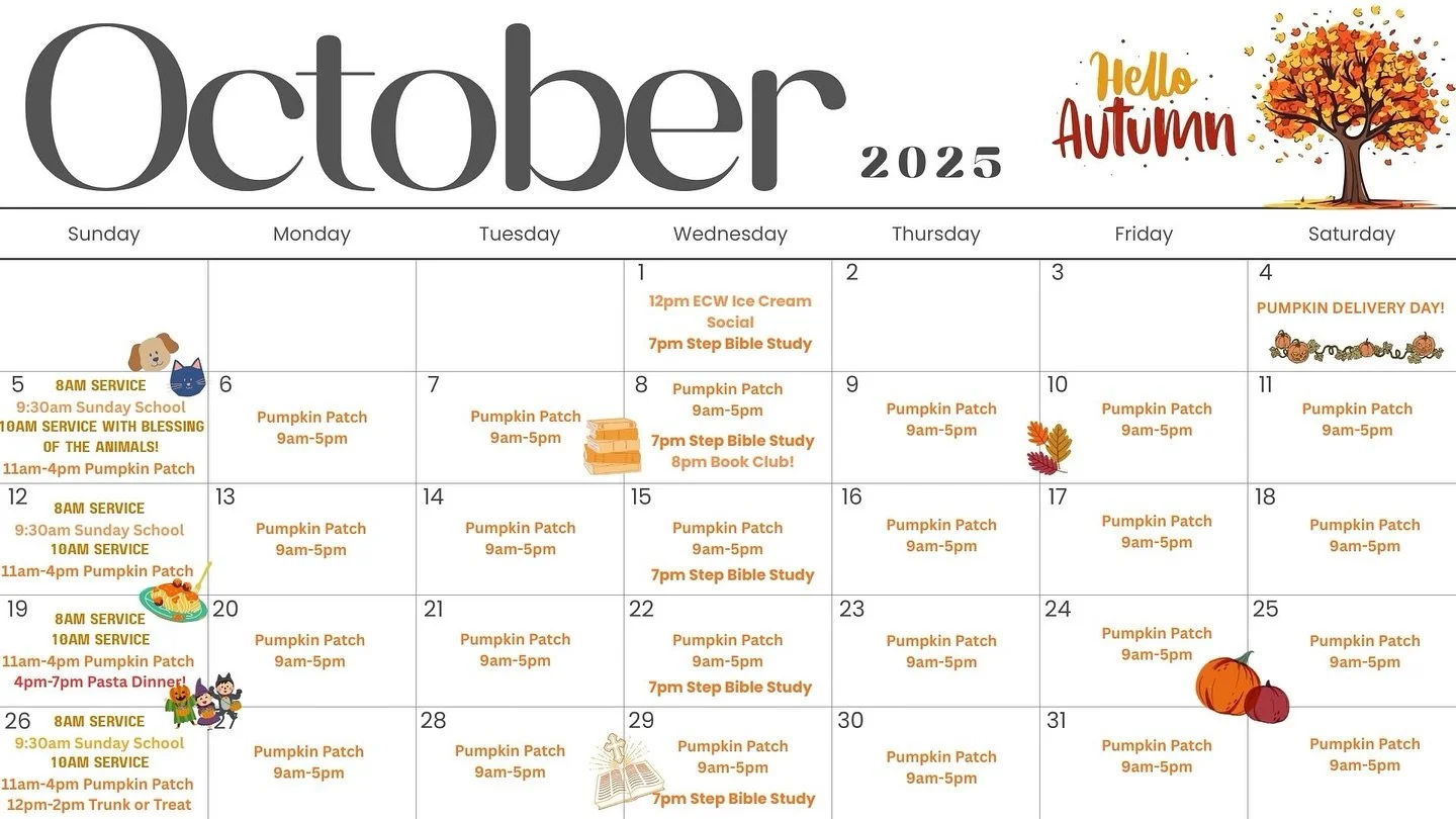 Get ready for a month of fun at St. John's! October is approaching fast and we've got a lineup of events that's sure to delight! Think ice cream social, pasta dinner, Trunk or Treat, and our fabulous Pumpkin Patch! Visit StJohnsLS.com for the full ca