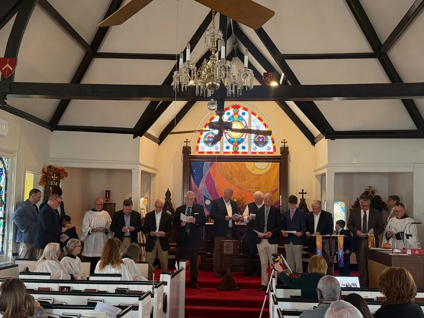 The installation of the Brotherhood of St Andrew at St. John&rsquo;s this morning. We are excited for this new chapter of our church and the growth these men will bring to the community.