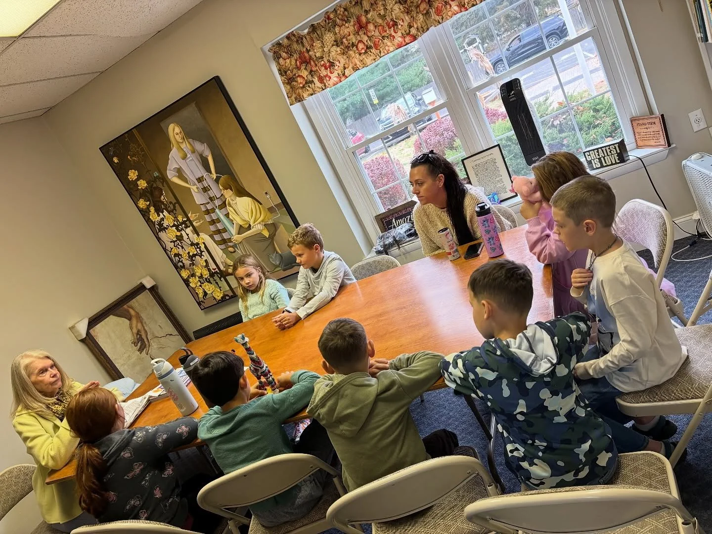 Last week&rsquo;s Sunday school had a couple of new faces! We will be back next week 11/23 at 9:30am and would be very happy for any who wish to join our crew!
