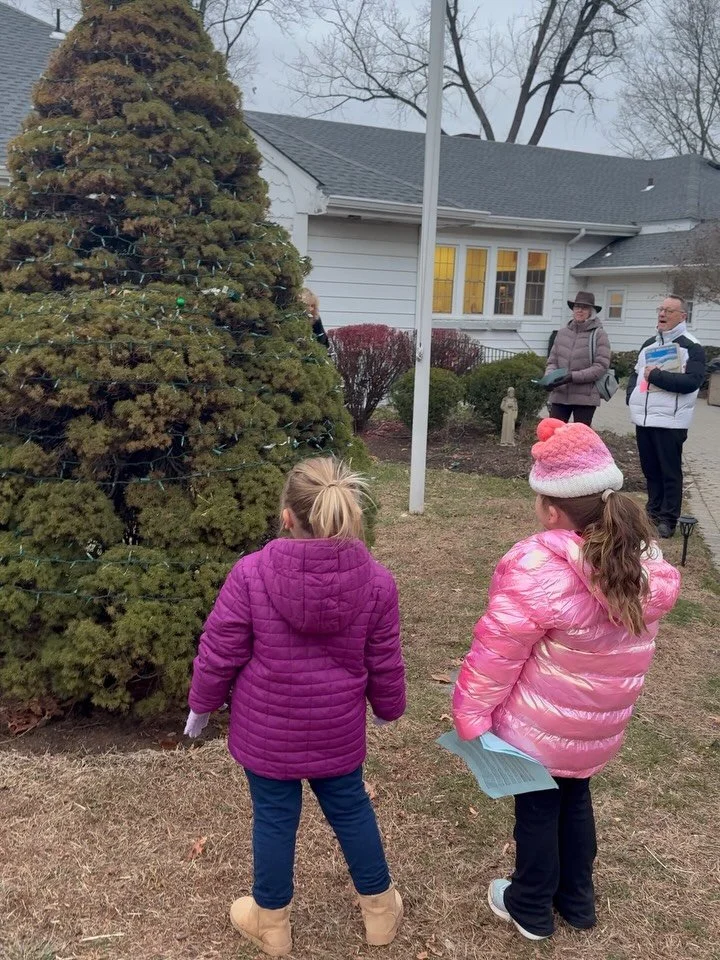 Another beautiful Christmas tree lighting partnered with a sing a long, hot cocoa, and dessert goodies!