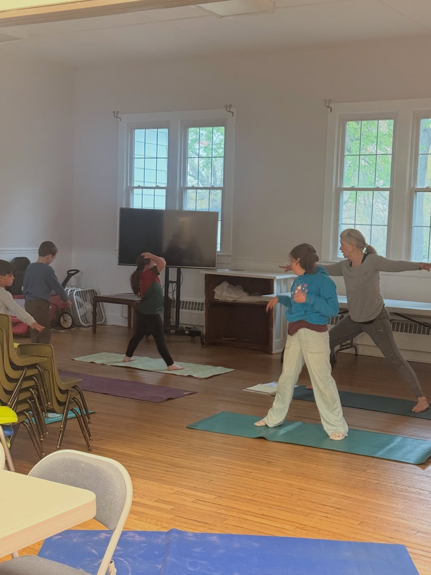 A clip of last week&rsquo;s Sunday school which involved Ms. Nancy leading a yoga class! Join us this Sunday to see what she has in store next!