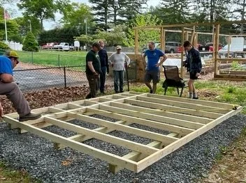 We had another exciting week over at St. John&rsquo;s! First our crew of volunteers got started with building the shed for our community garden. Then the ECW put together all of the donations collected for Pinwheel Place. Our congregation donated sev