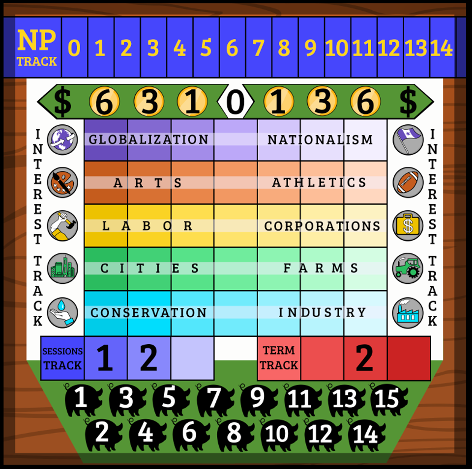 And the board itself.