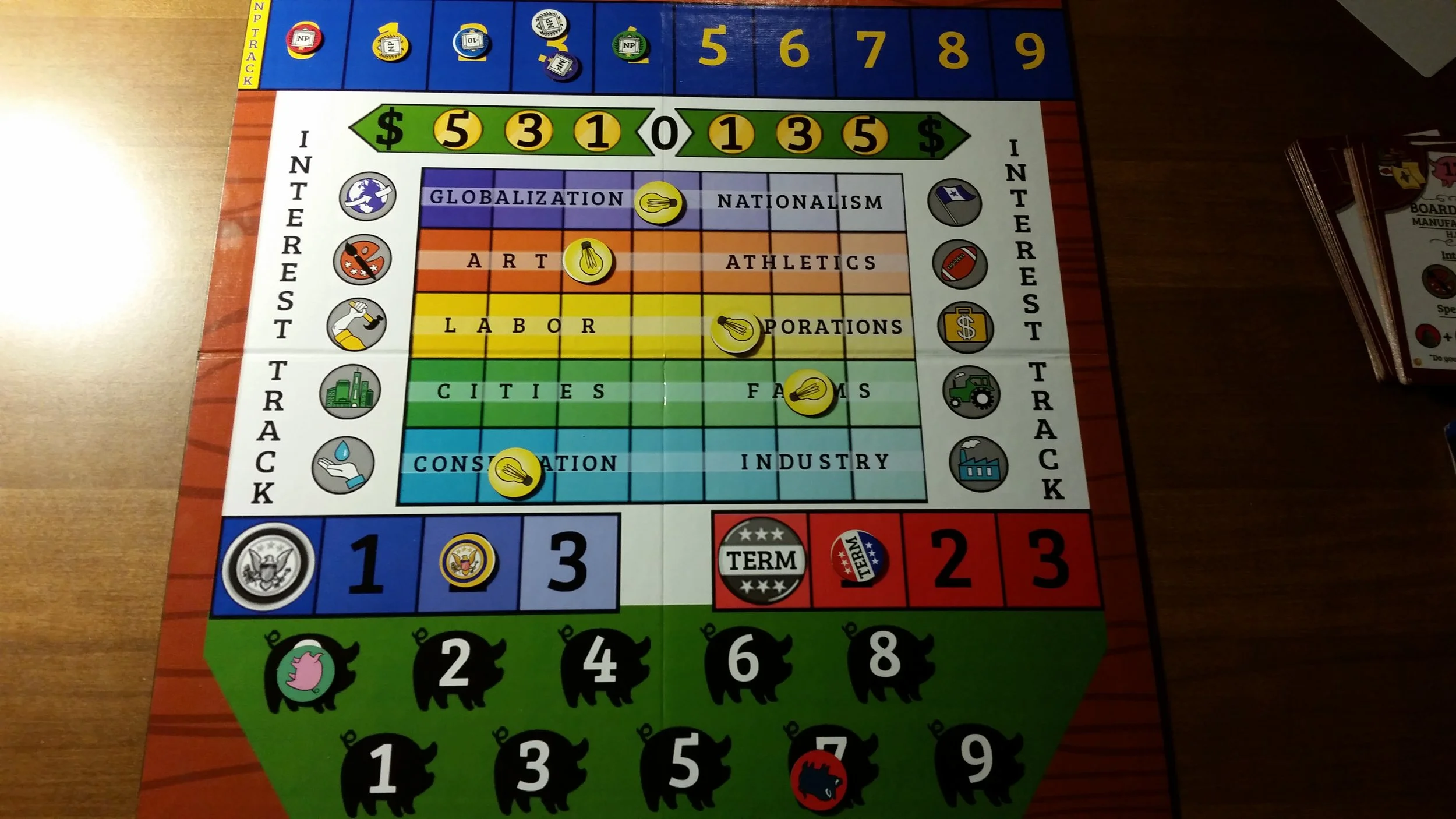 We're also going for a larger board. Our old prototype was on a 10x10, but we've bumped this up to 18x18.