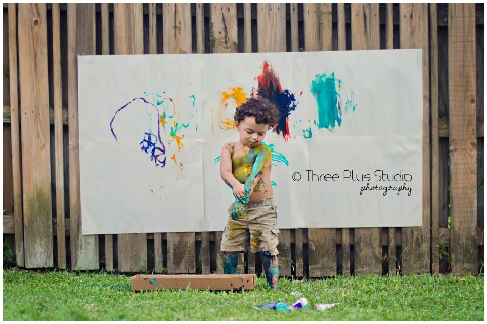 Painting Lifestyle Session - South Florida Children Photographer
